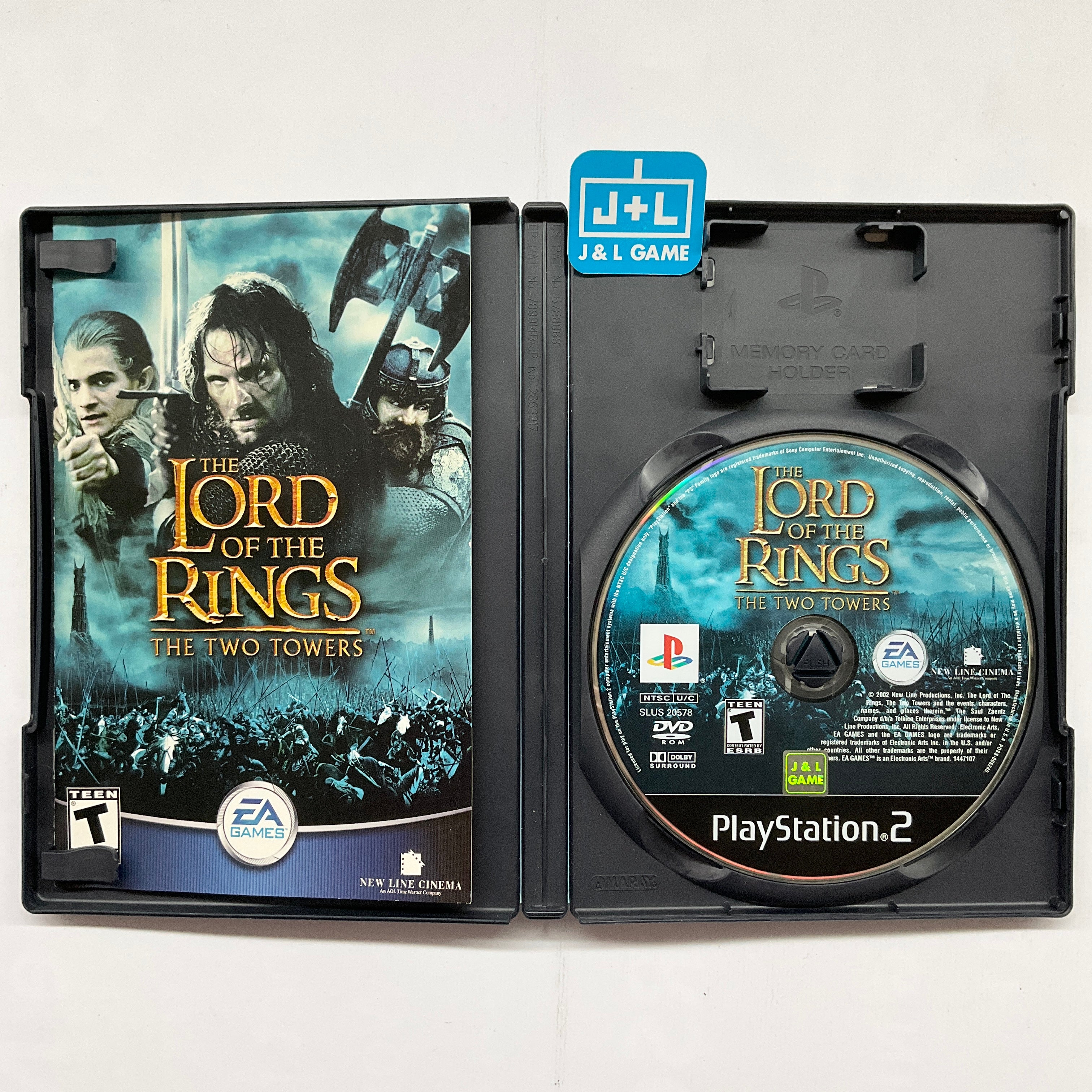 The Lord of the Rings: The Two Towers - (PS2) PlayStation 2 [Pre-Owned] Video Games EA Games   