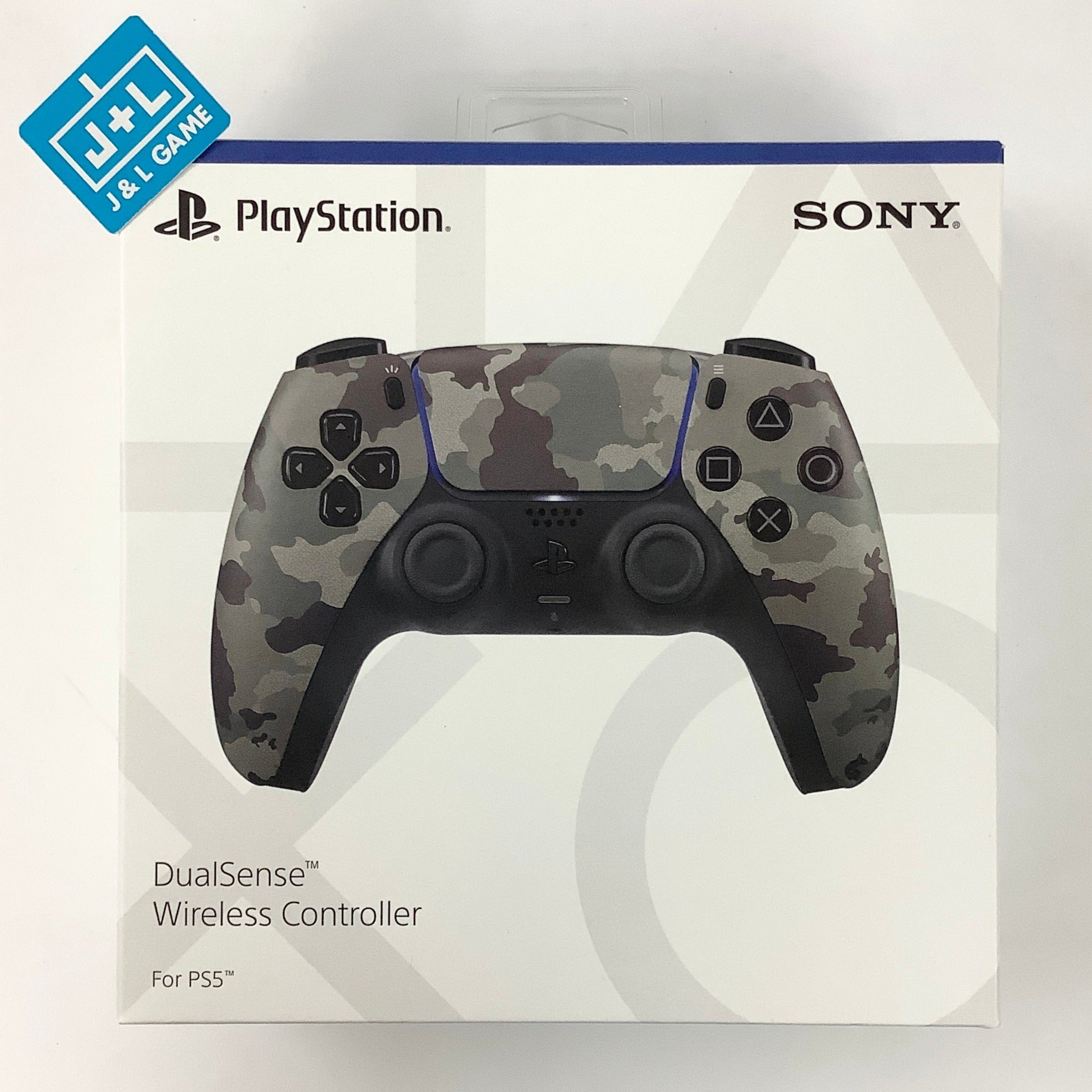 SONY PlayStation 5 DualSense Wireless Controller (Gray Camouflage) - (PS5) PlayStation 5 Accessories PlayStation   