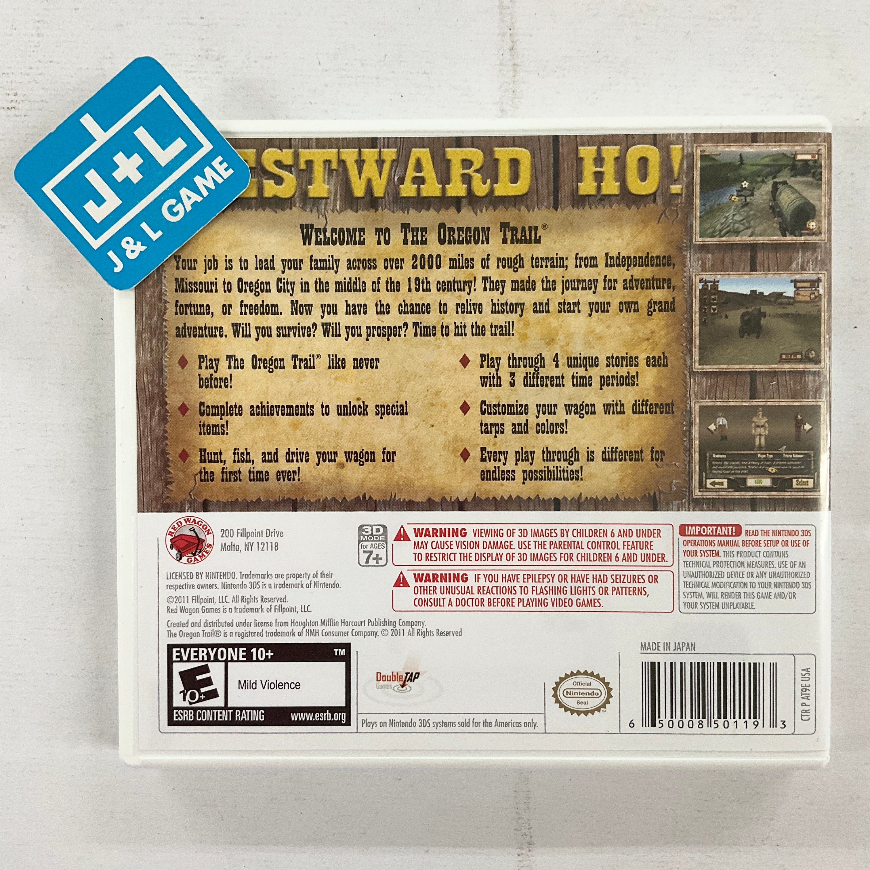 The Oregon Trail (40th Anniversary Edition) - Nintendo 3DS [Pre-Owned] Video Games Red Wagon Games   