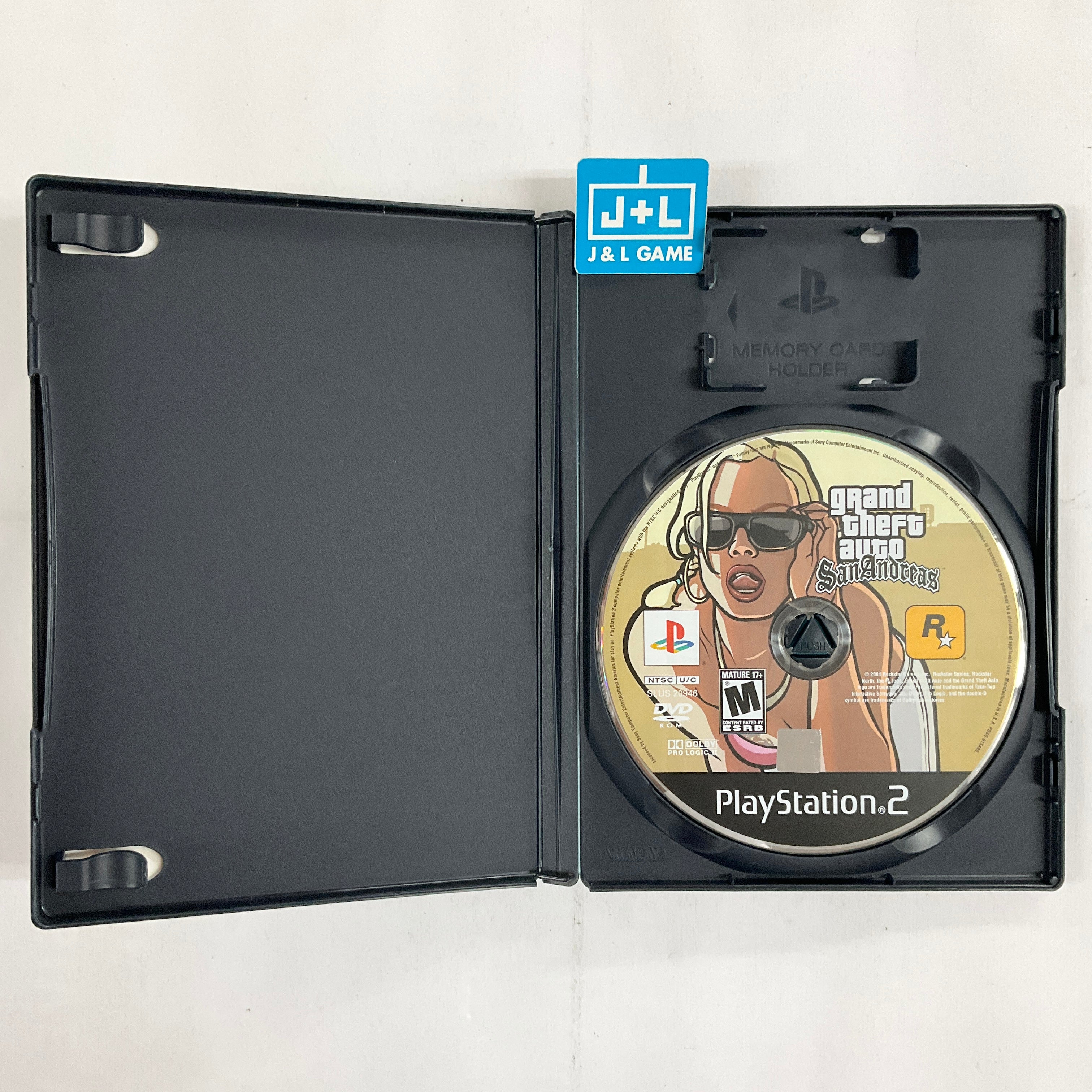 Grand Theft Auto: San Andreas - (PS2) PlayStation 2 [Pre-Owned] Video Games Rockstar Games   