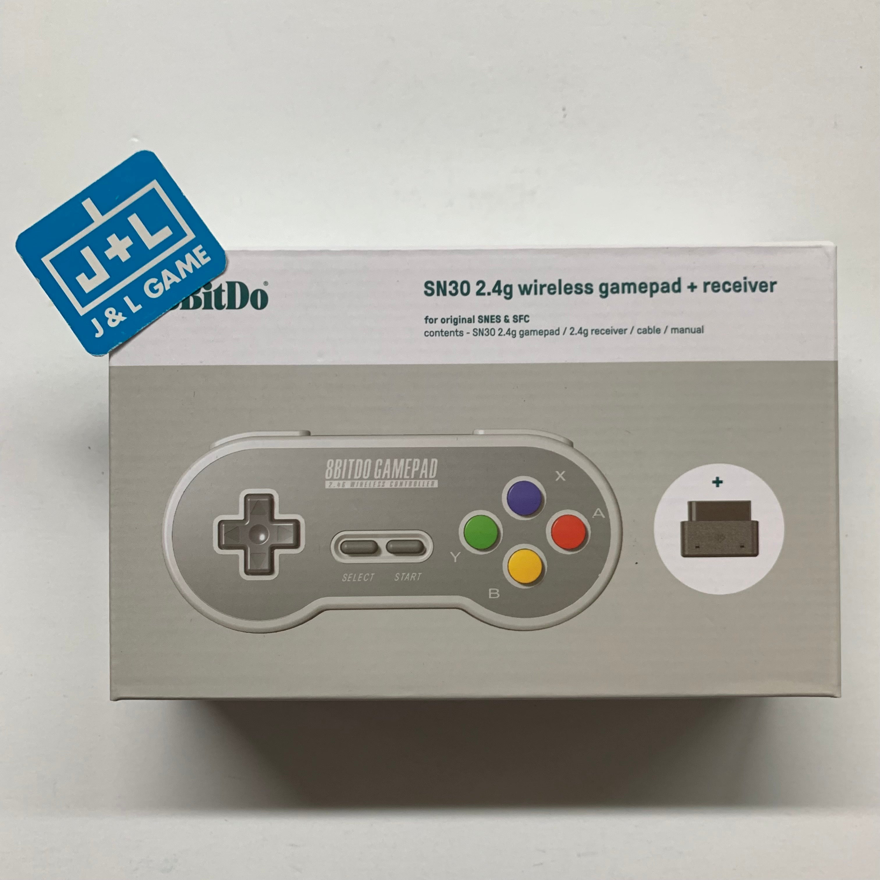 8Bitdo SN30 2.4G Wireless Gamepad for Original SNES/SFC (SF Edition) - (SNES) Super Nintendo Accessories 8Bitdo   