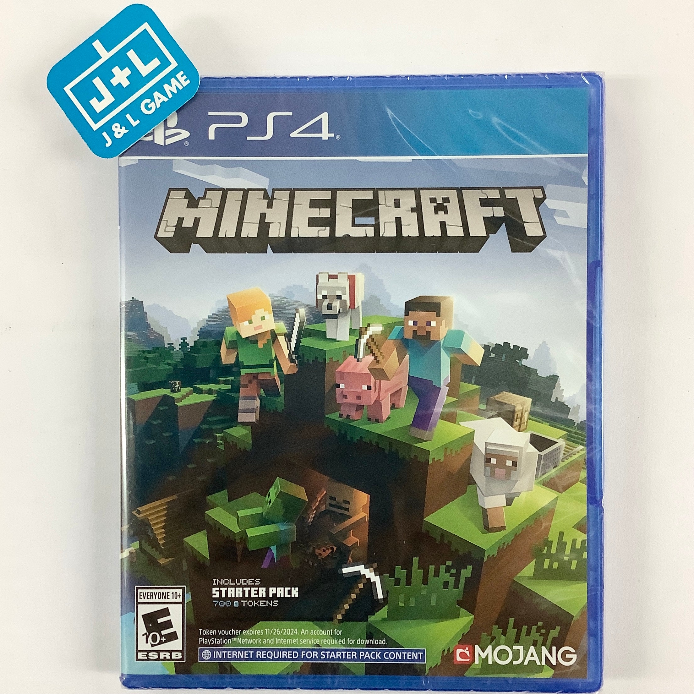 Minecraft Starter Pack - (PS4) PlayStation 4 Video Games PlayStation   
