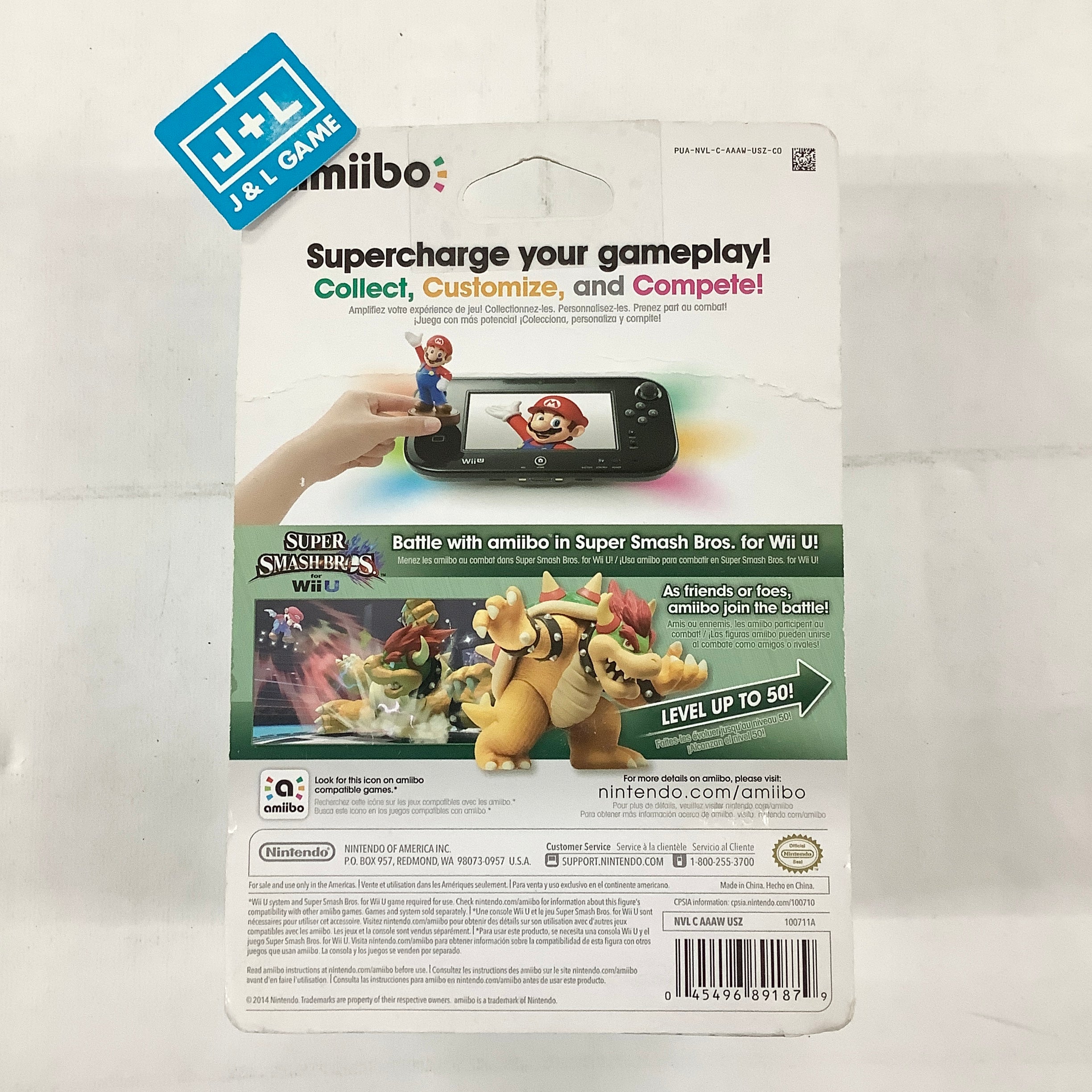 Bowser (Super Smash Bros. series) - Nintendo WiiU Amiibo Amiibo Nintendo   