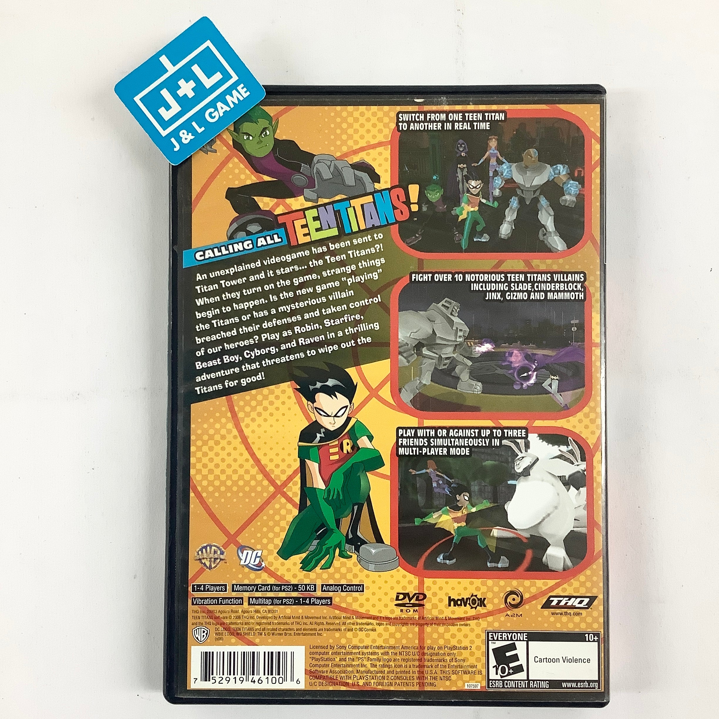 Teen Titans - (PS2)  PlayStation 2 [Pre-Owned] Video Games THQ   