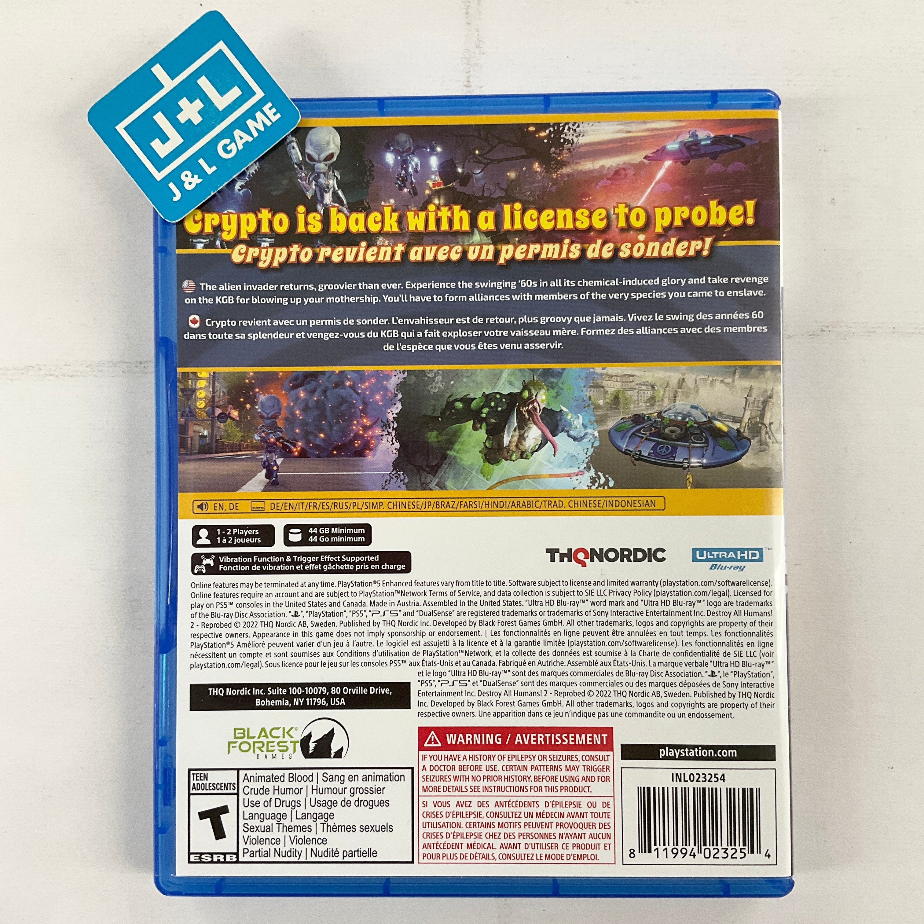 Destroy All Humans! 2 Reprobed - (PS5) PlayStation 5 [UNBOXING] Video Games THQ Nordic   