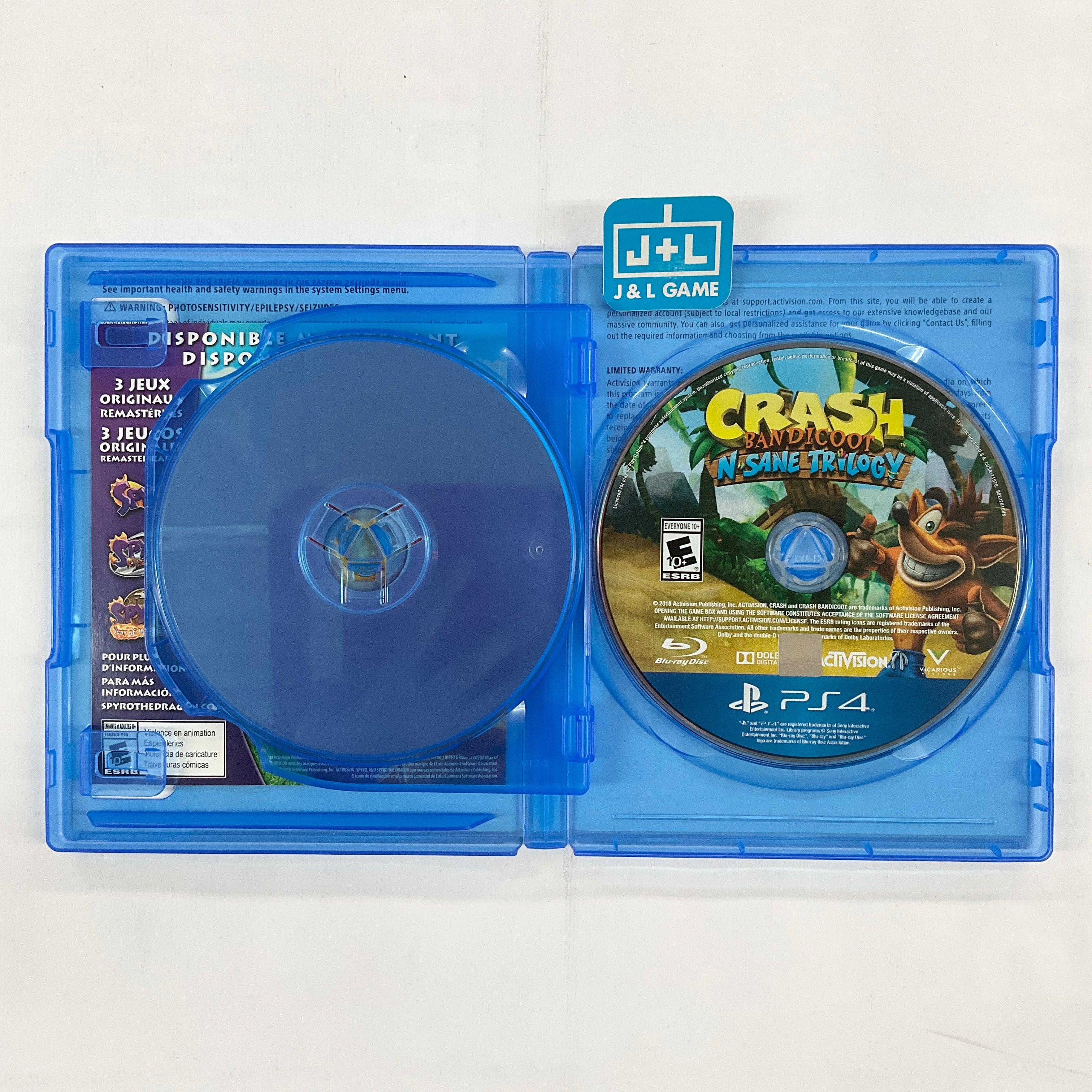 Crash Team Racing Crash Bandicoot Trilogy Bundle (PS4