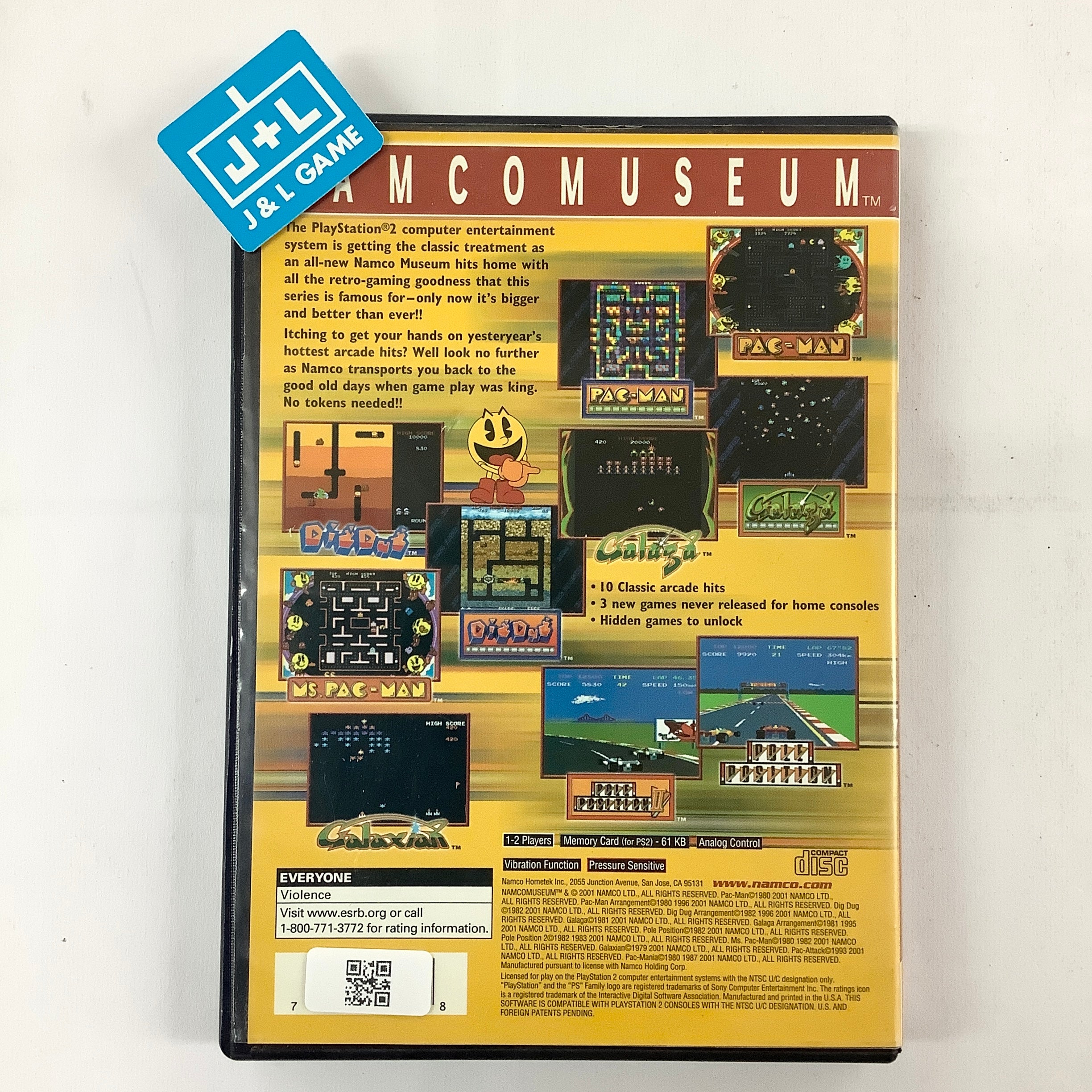 Namco Museum (Greatest Hits) - (PS2) PlayStation 2 [Pre-Owned] Video Games Namco   