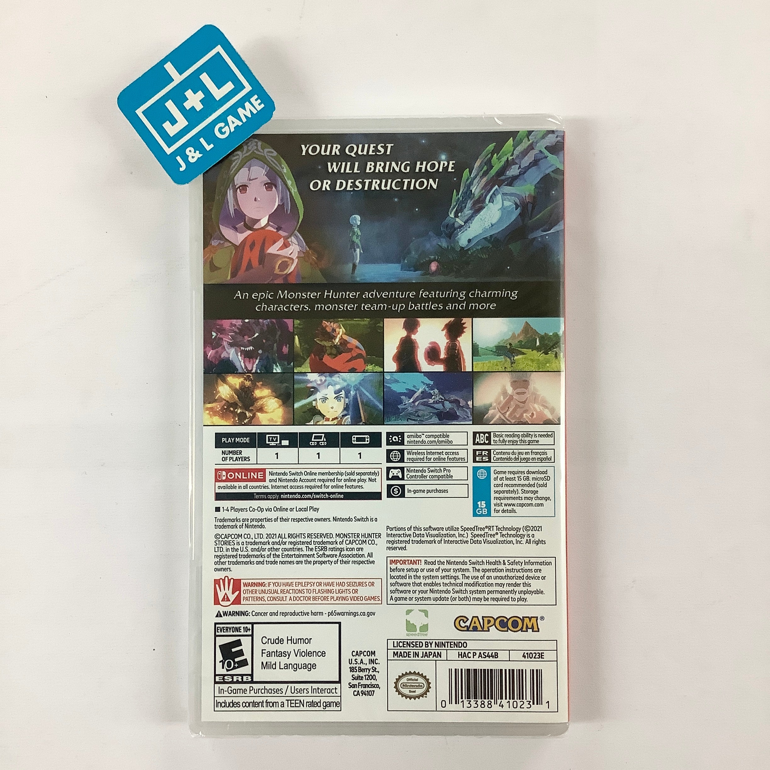 Monster Hunter Stories 2: Wings of Ruin - (NSW) Nintendo Switch Video Games Capcom   