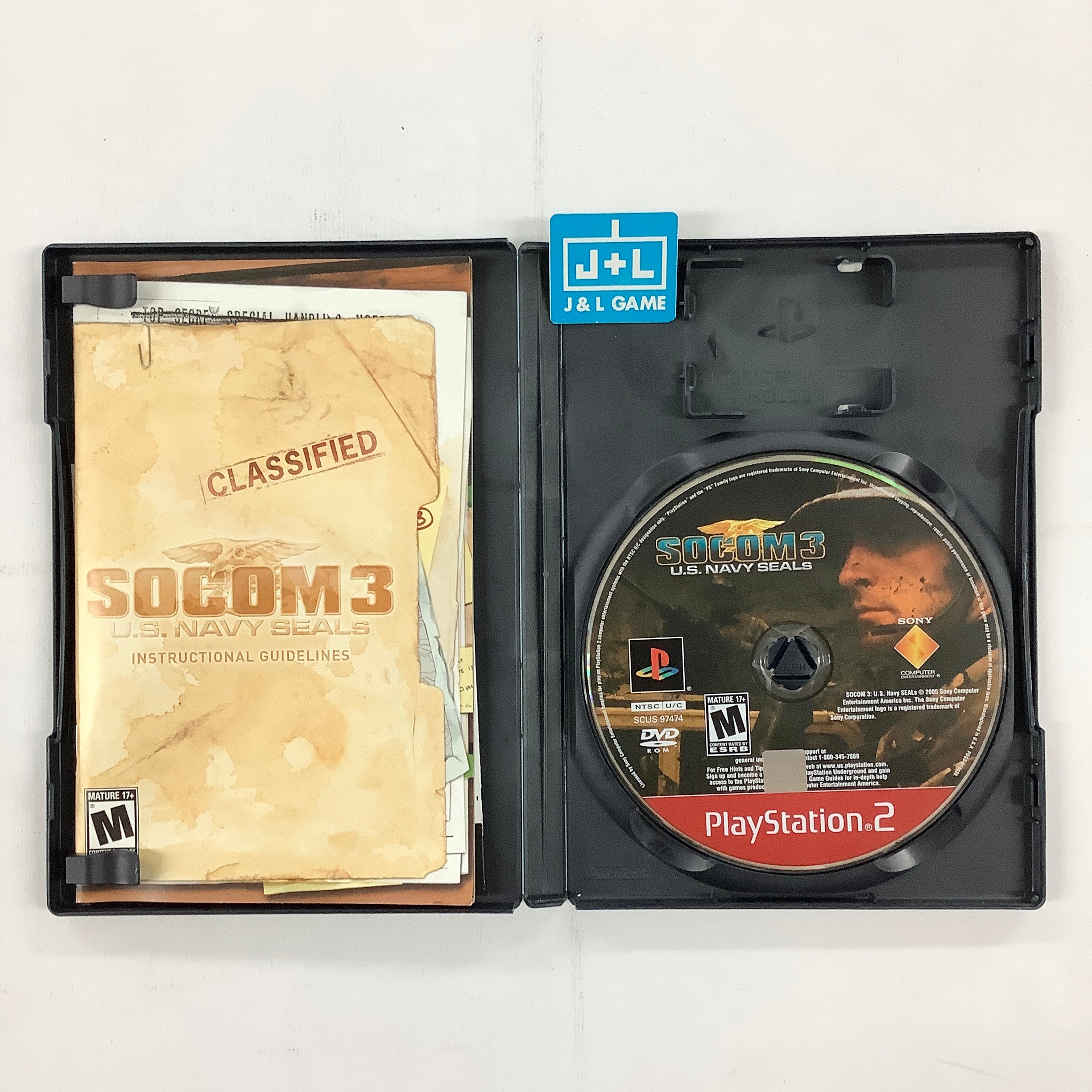 SOCOM 3: U.S. Navy SEALs (Greatest Hits) - (PS2) PlayStation 2 [Pre-Owned] Video Games SCEA   