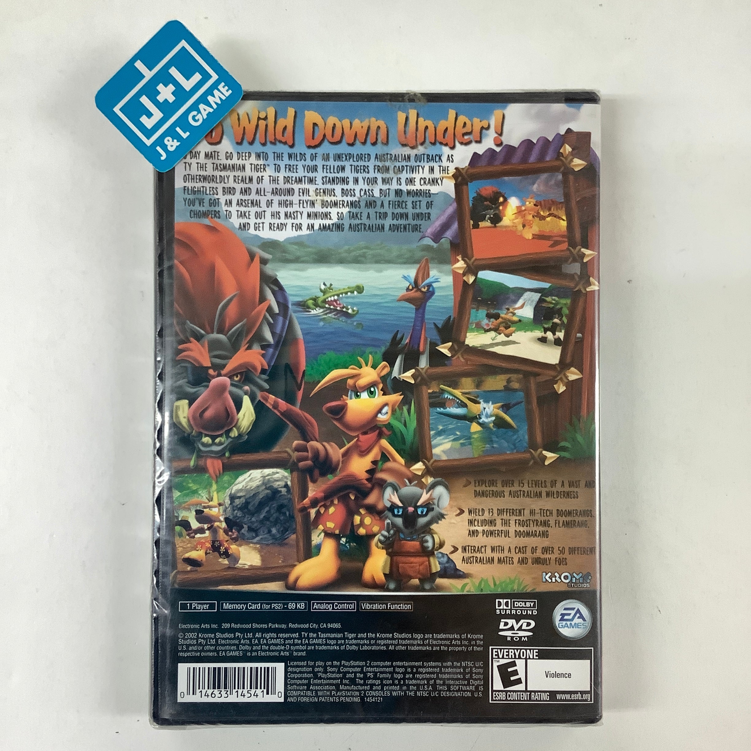 Ty the Tasmanian Tiger (Greatest Hits) - PlayStation 2 Video Games EA Games   