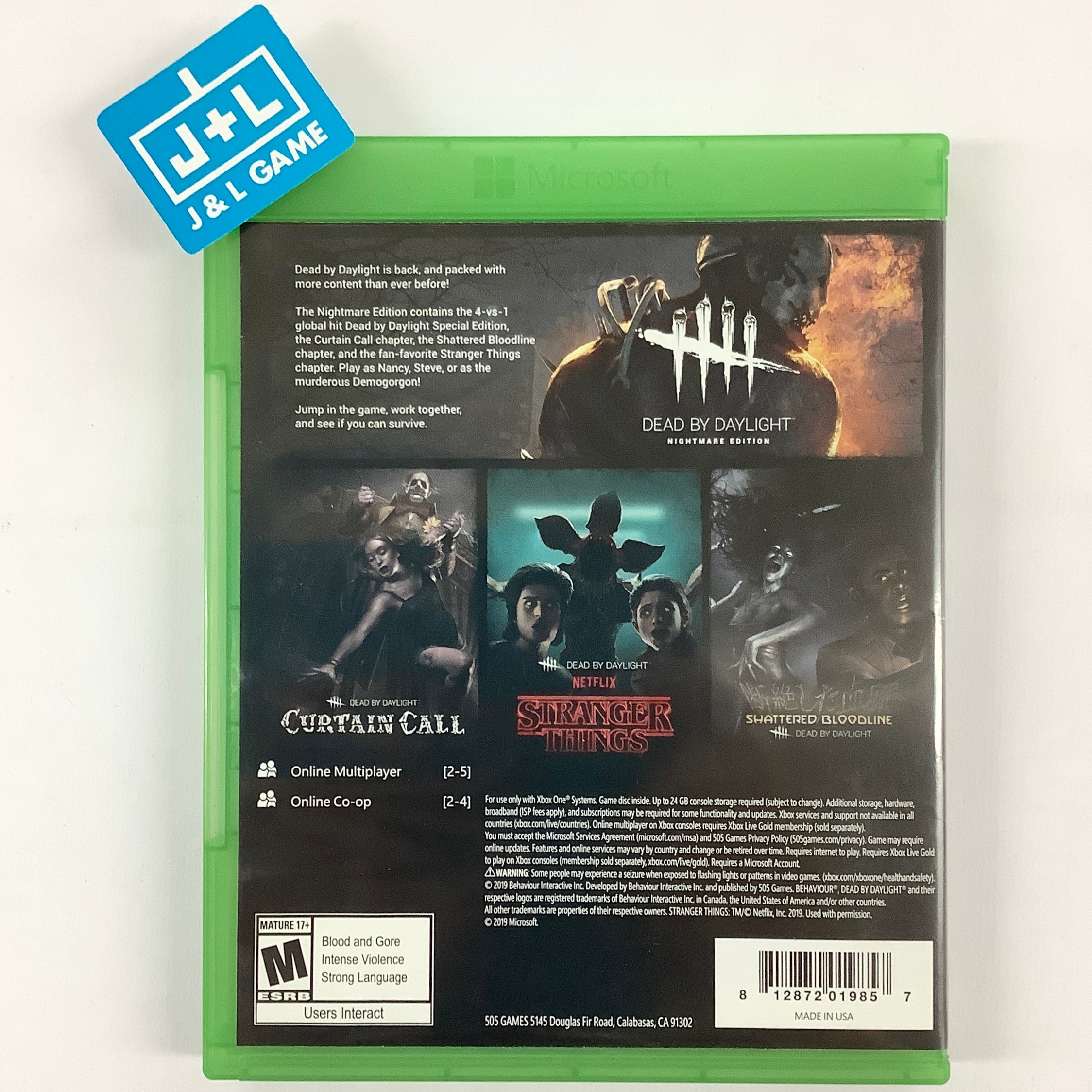Dead by Daylight: Nightmare Edition - (XB1) Xbox One [Pre-Owned] Video Games 505 Games   