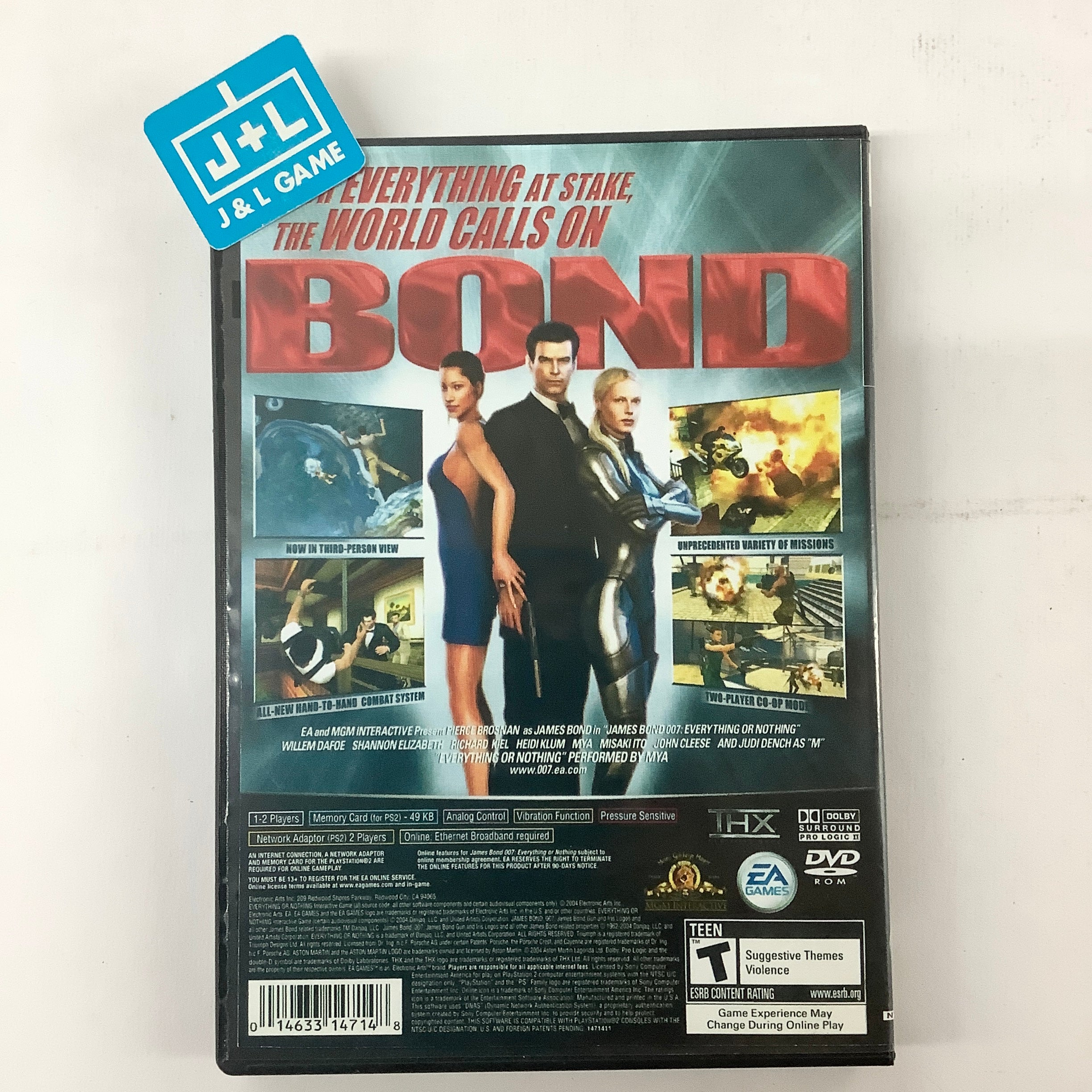 James Bond 007: Everything or Nothing - (PS2) PlayStation 2 [Pre-Owned] Video Games EA Games   