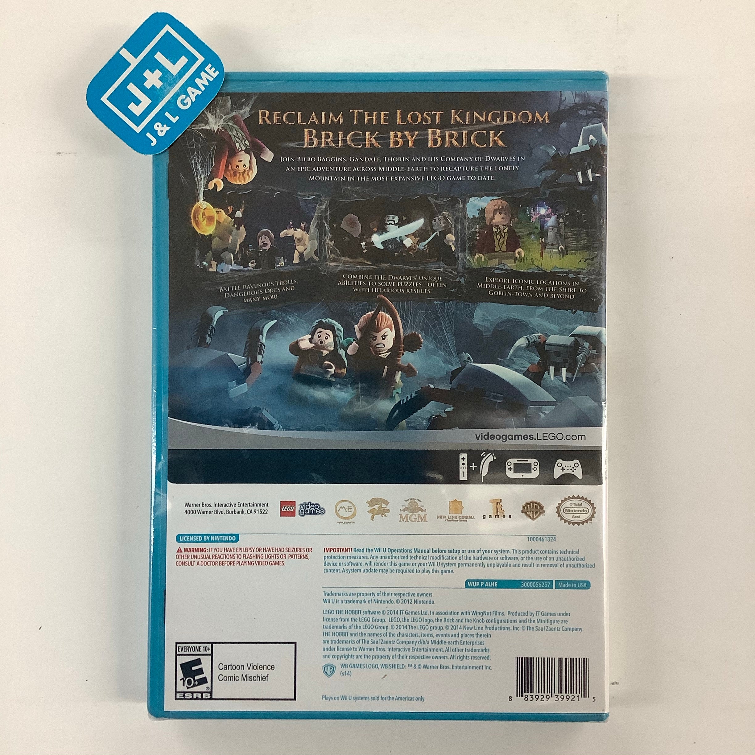 LEGO The Hobbit - Nintendo Wii U Video Games Warner Bros. Interactive Entertainment   