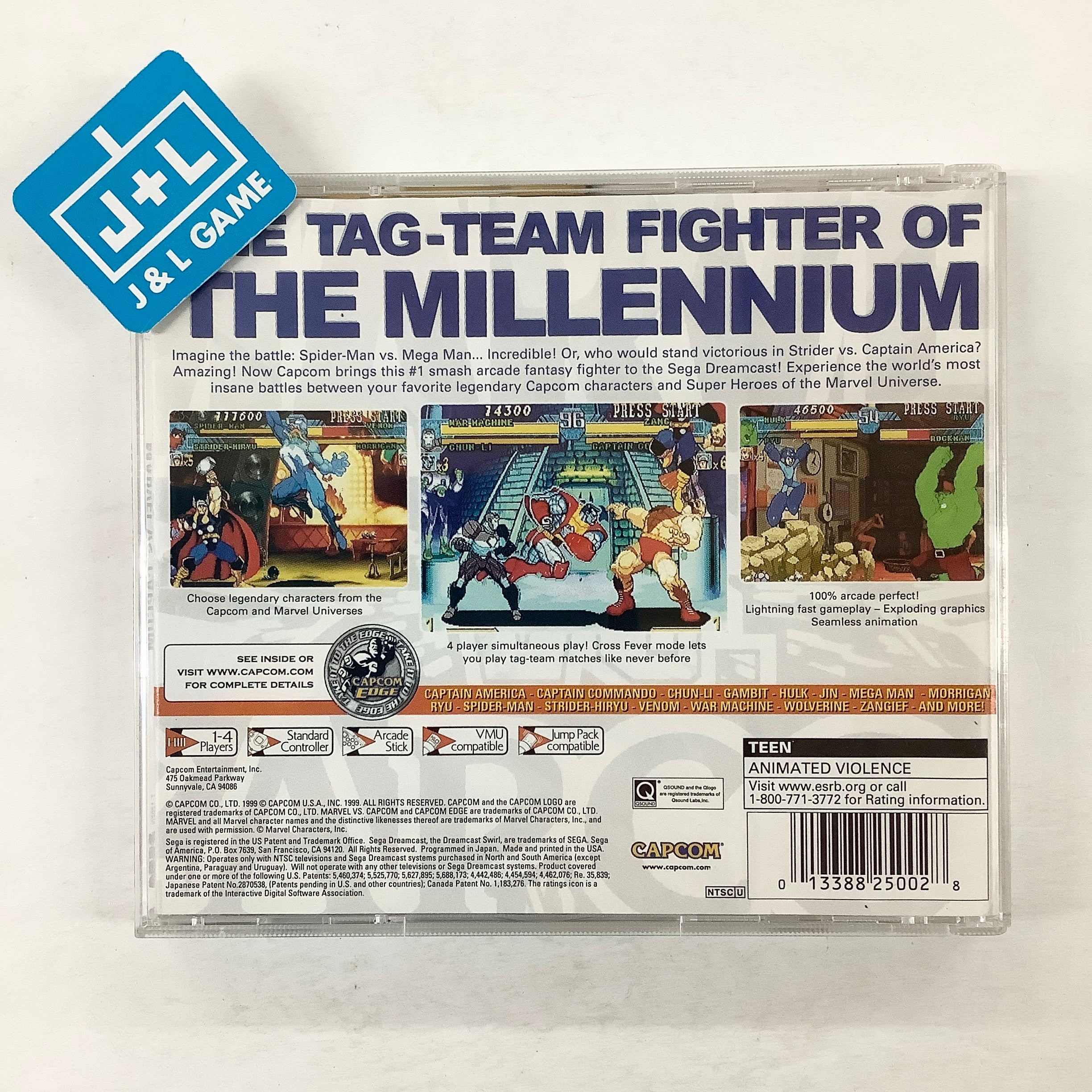 Marvel vs. Capcom: Clash of Super Heroes - (DC) SEGA Dreamcast  [Pre-Owned] Video Games Capcom   