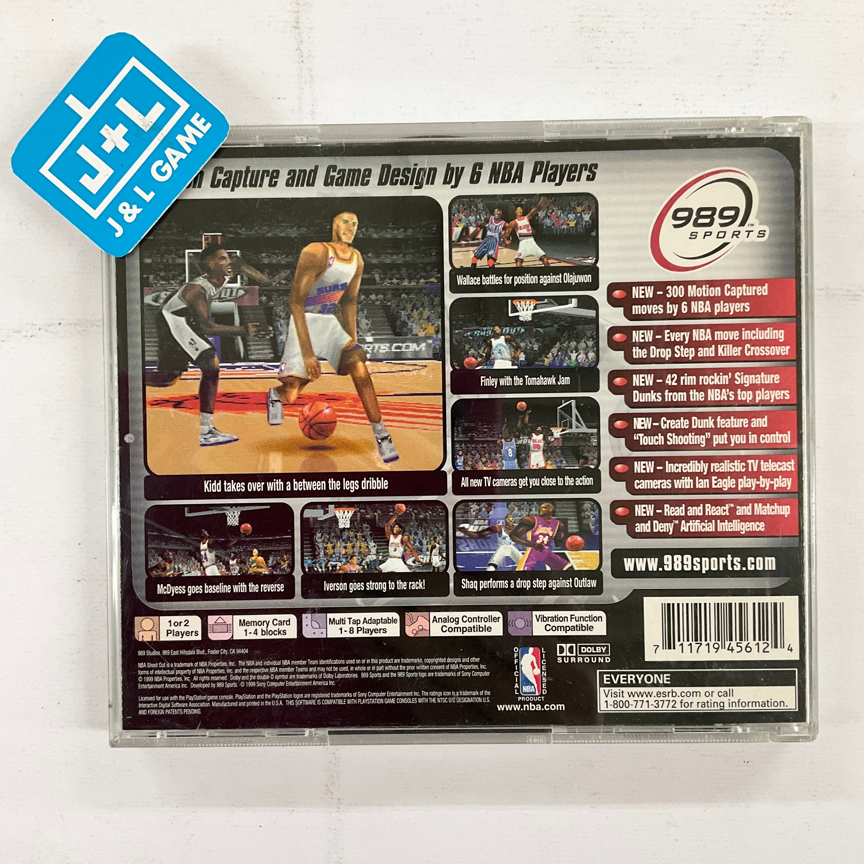 NBA ShootOut 2000 - (PS1) PlayStation 1 [Pre-Owned] Video Games 989 Sports   