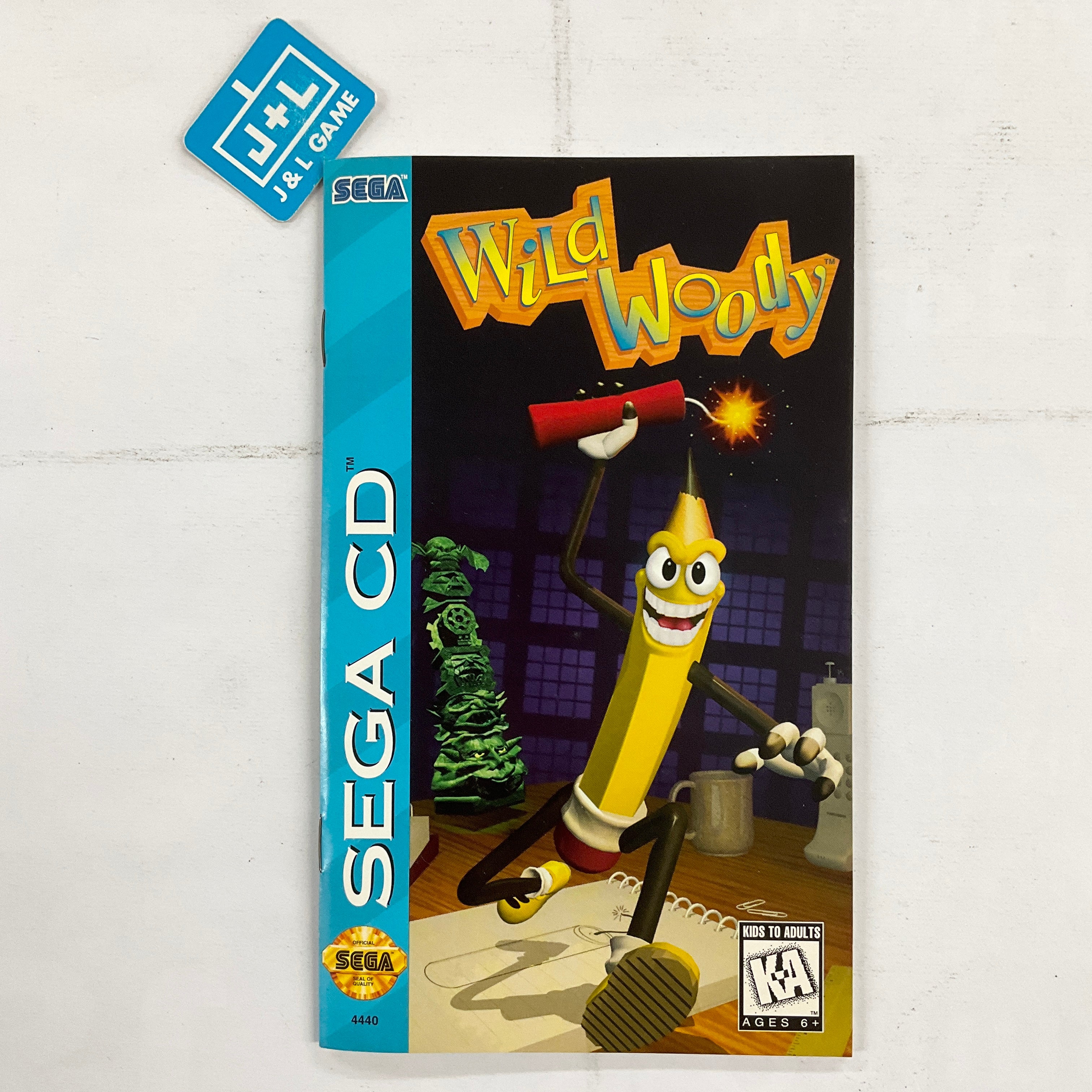 Wild Woody - SEGA CD [Pre-Owned] Video Games Sega   