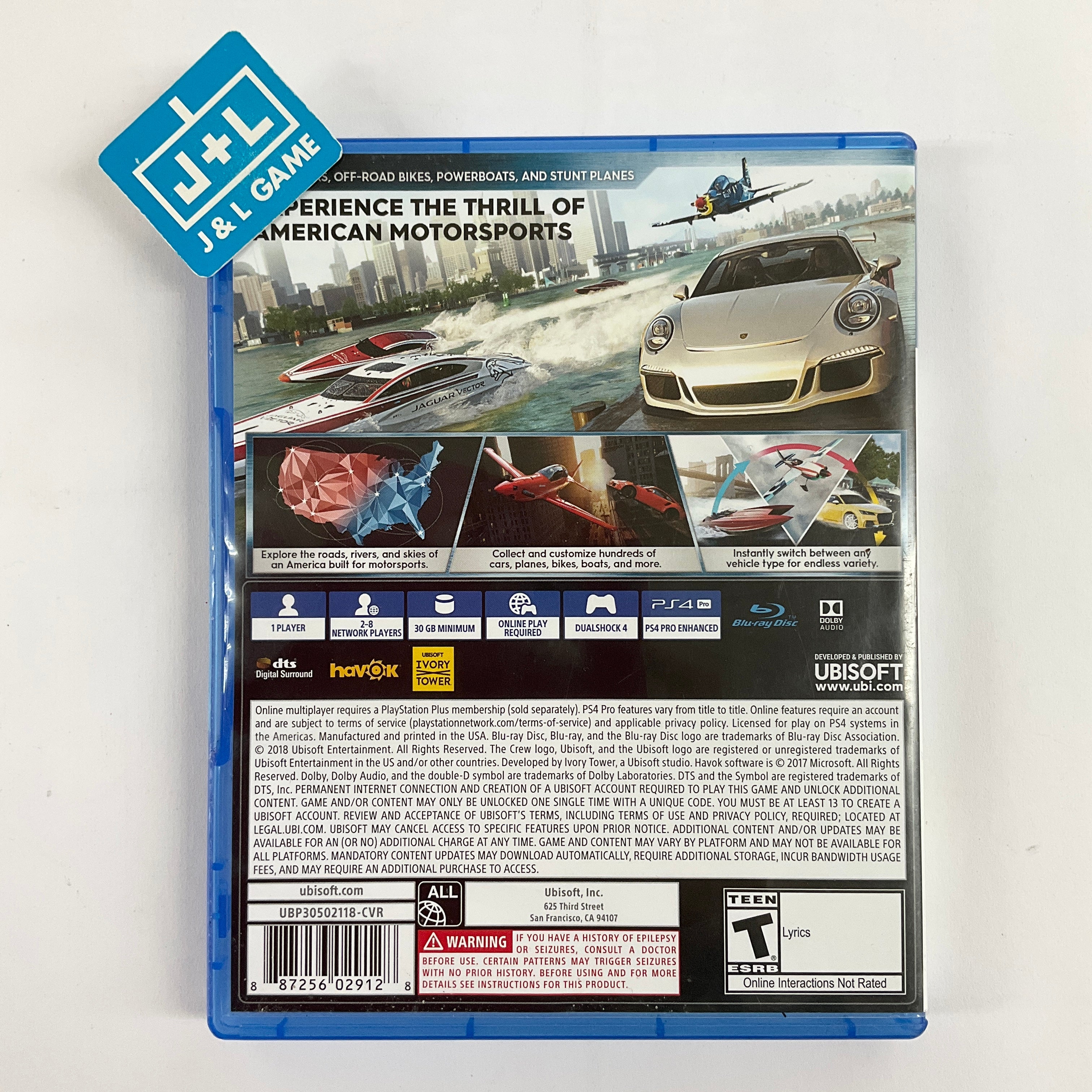The Crew 2 - (PS4) PlayStation 4 [Pre-Owned] Video Games Ubisoft   