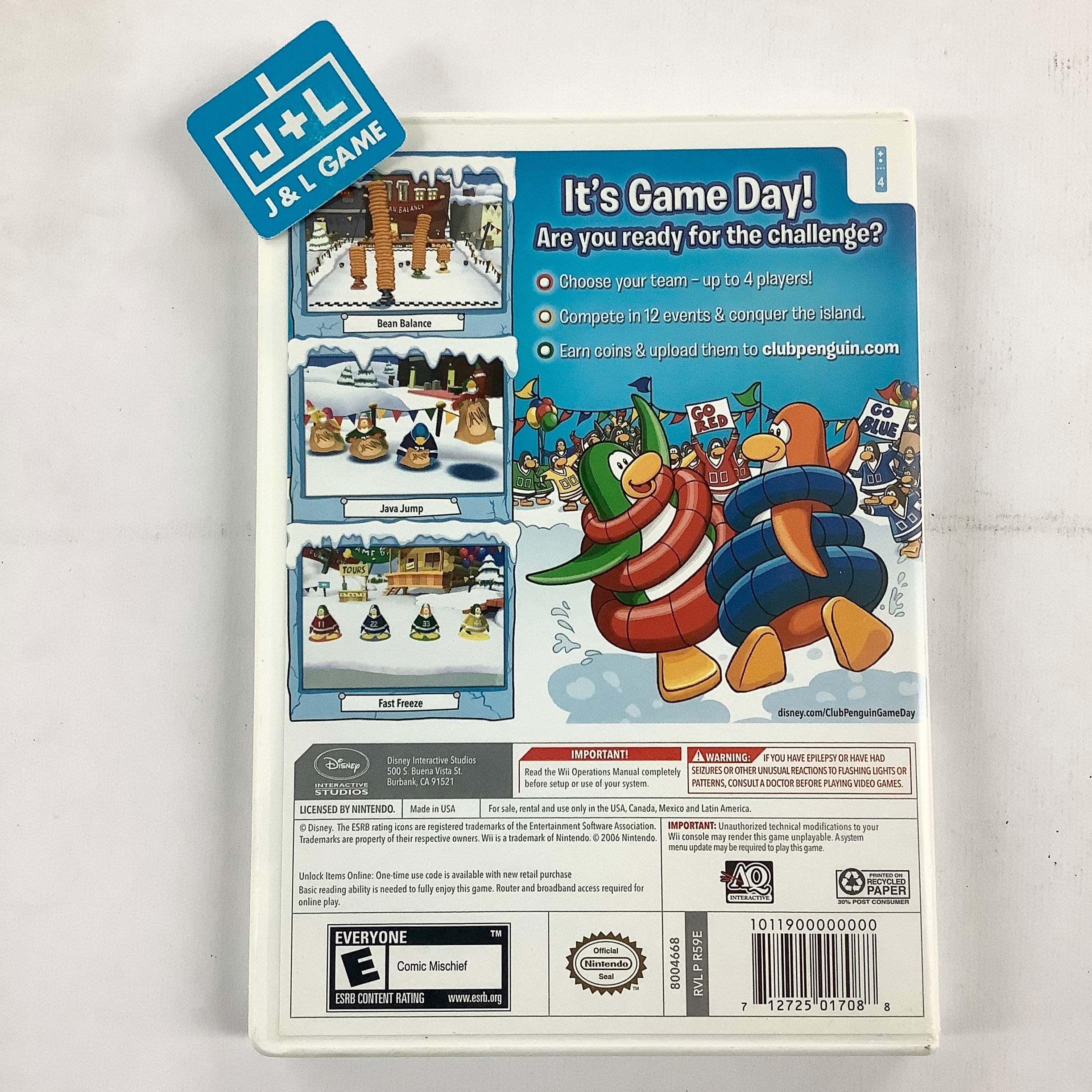 Club Penguin: Game Day! - Nintendo Wii [Pre-Owned] Video Games Disney Interactive Studios   