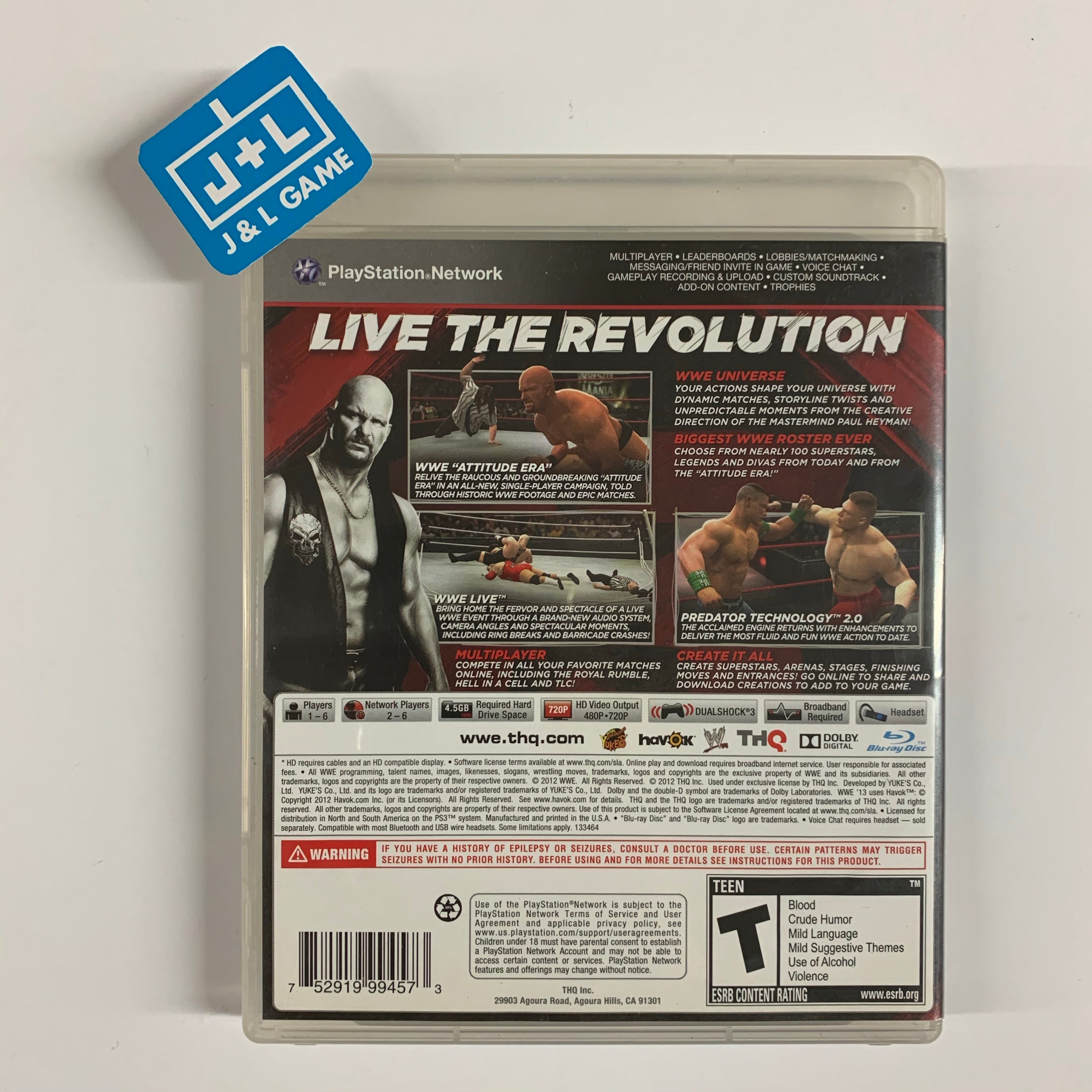 【中古】 PS3  WWE 13 アジア(ASIA)版 WWE '13 (Sony PlayStation 3, 2012) for sale online | eBay
