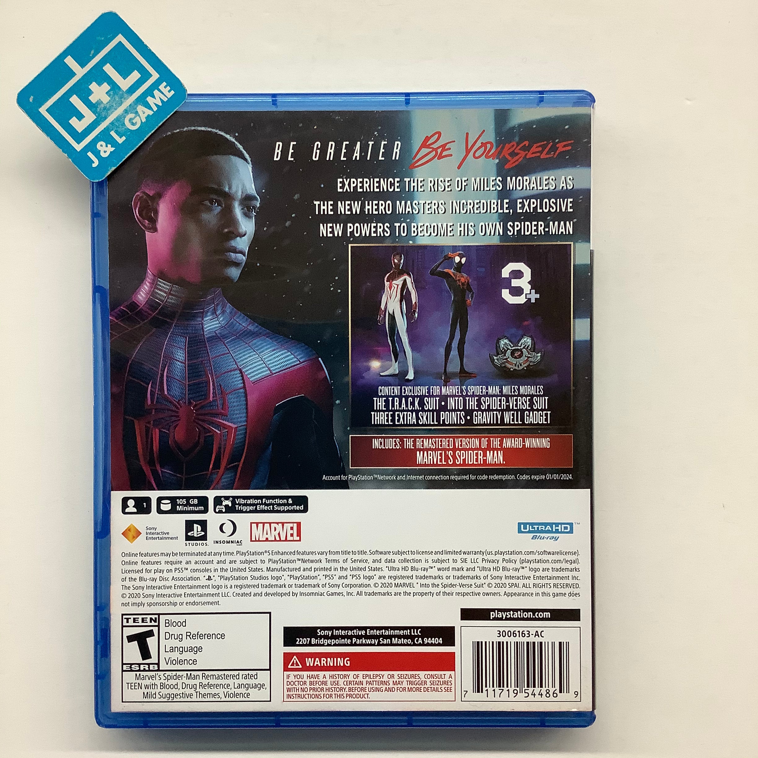 Marvel's Spider-Man: Miles Morales Ultimate Launch Edition – (PS5) PlayStation 5 [Pre-Owned] Video Games PlayStation   