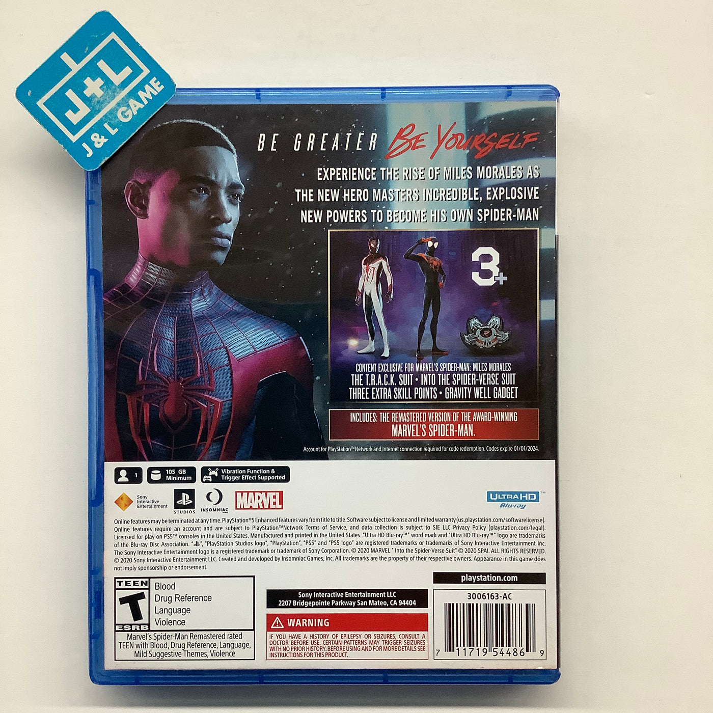 Marvel's Spider-man: Miles Morales Ultimate Launch Edition