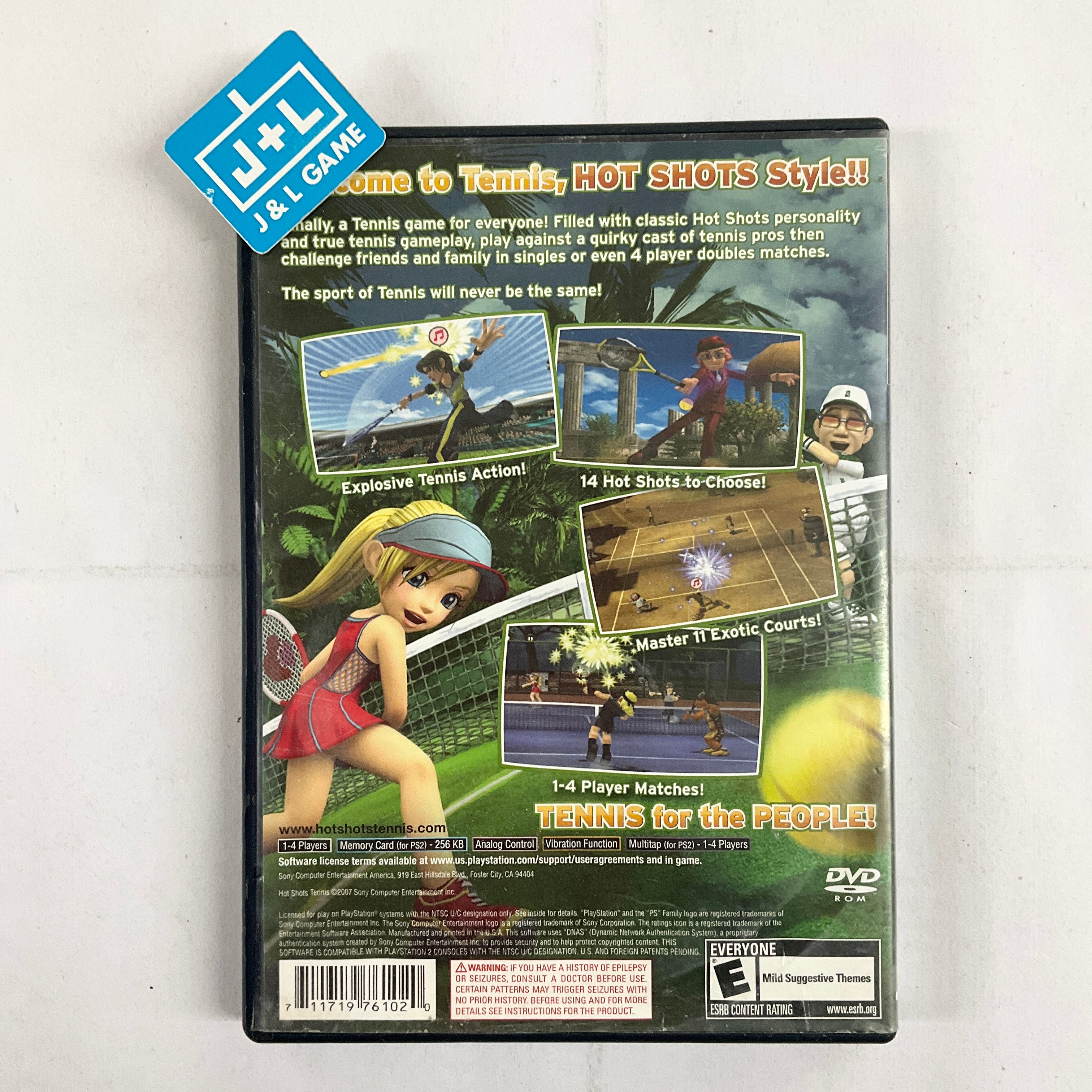Hot Shots Tennis - (PS2) PlayStation 2 [Pre-Owned] Video Games SCEA   