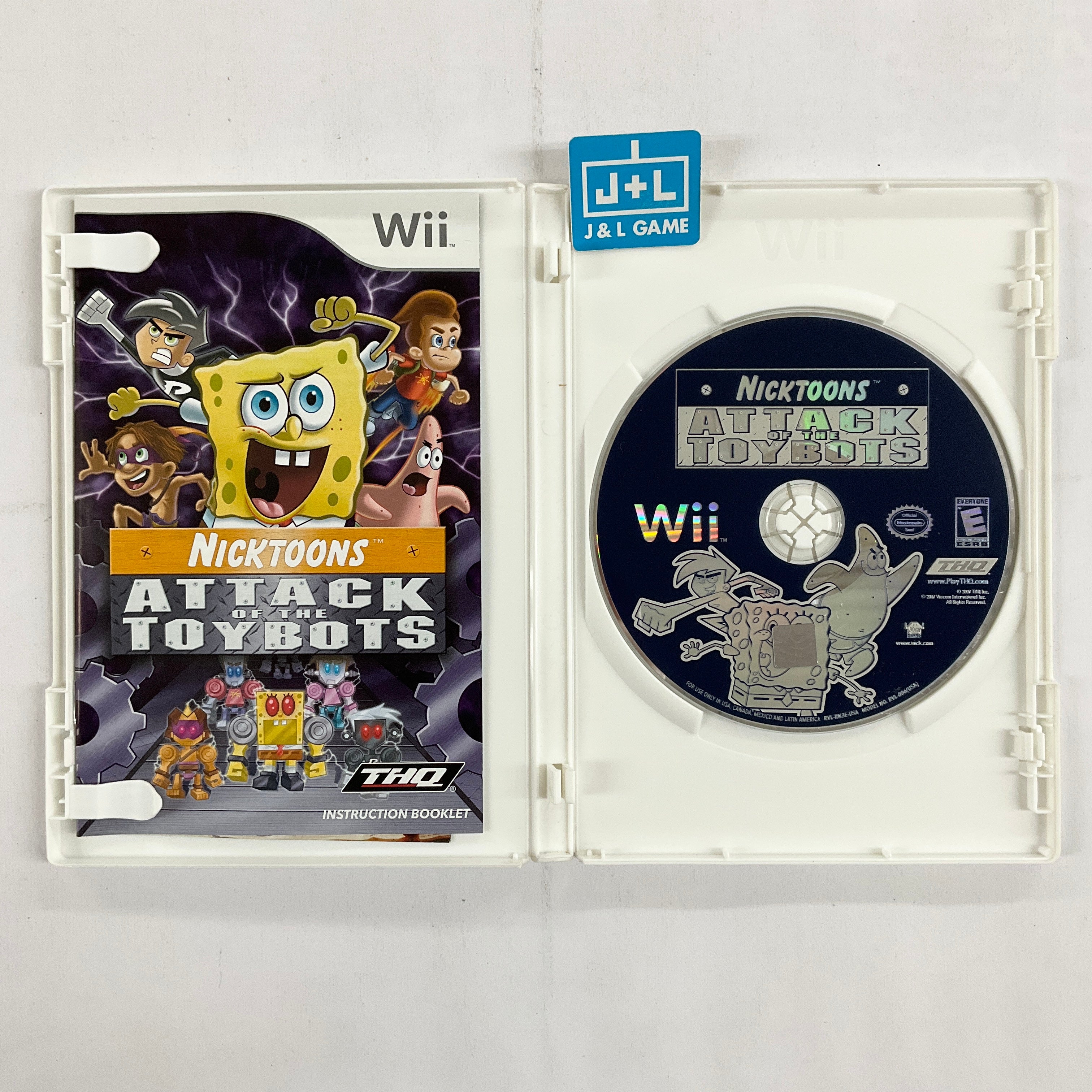 Nicktoons: Attack of the Toybots - Nintendo Wii [Pre-Owned] Video Games THQ   