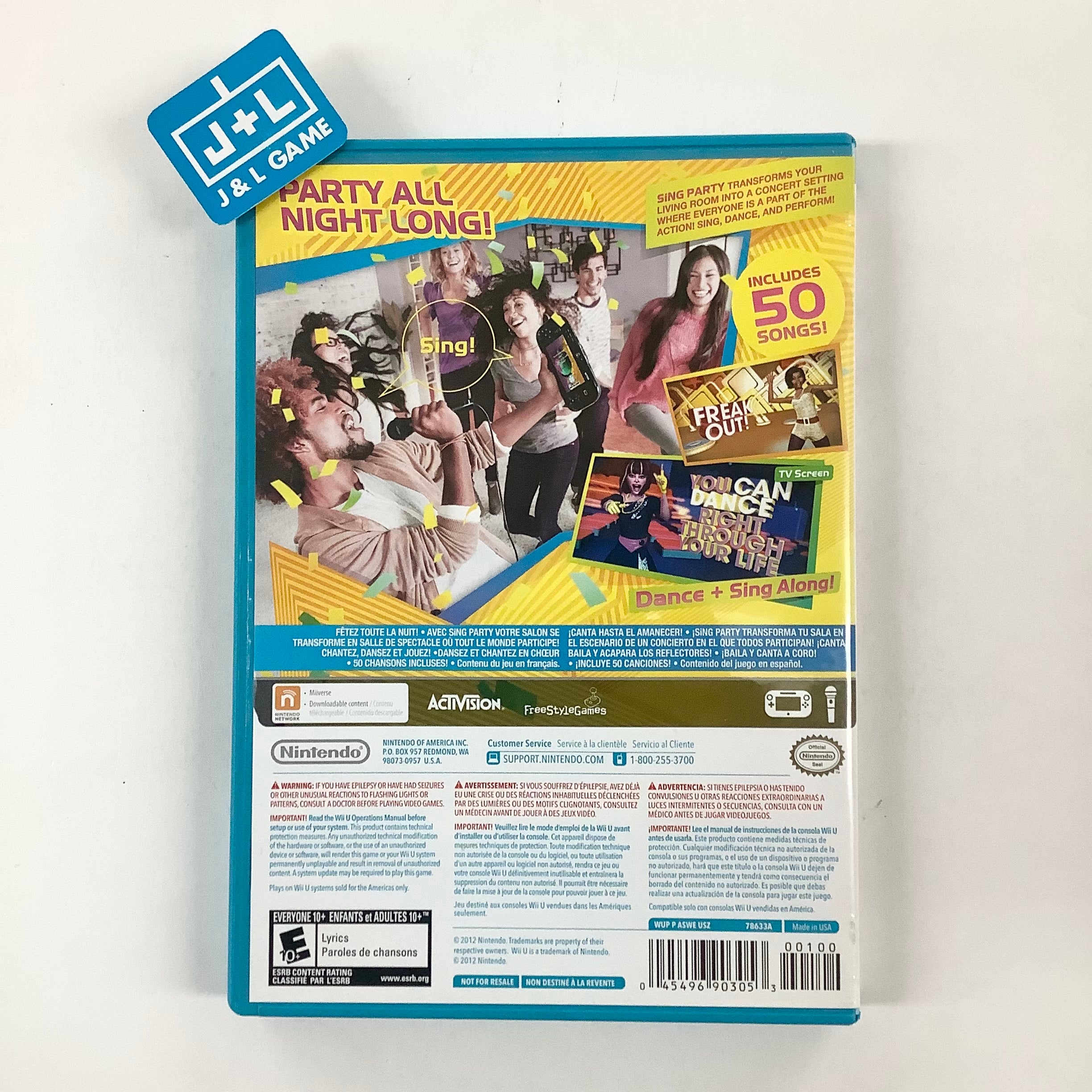 SiNG Party - Nintendo Wii U [Pre-Owned] Video Games Nintendo   