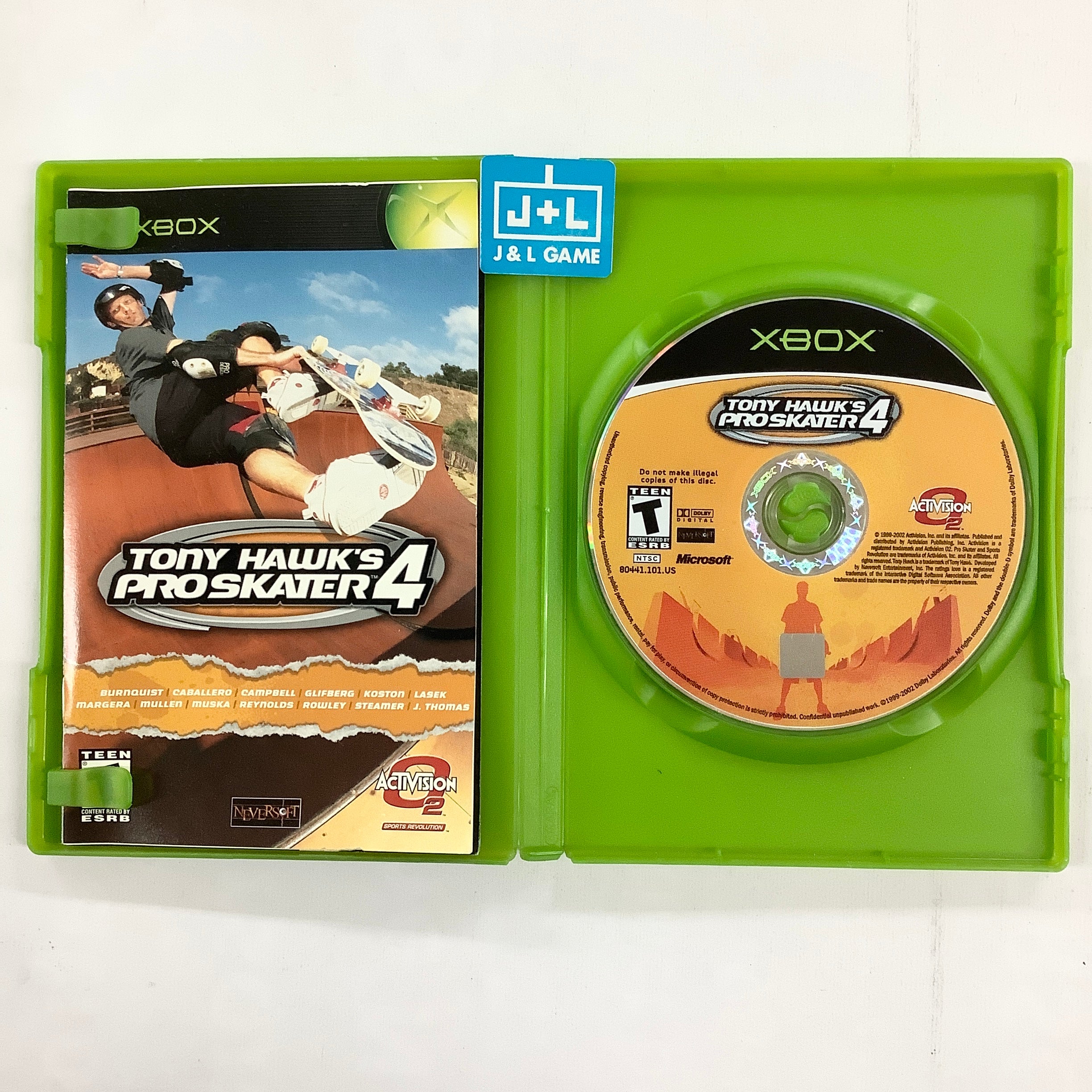 Tony Hawk's Pro Skater 4 - (XB) Xbox [Pre-Owned] Video Games Activision   
