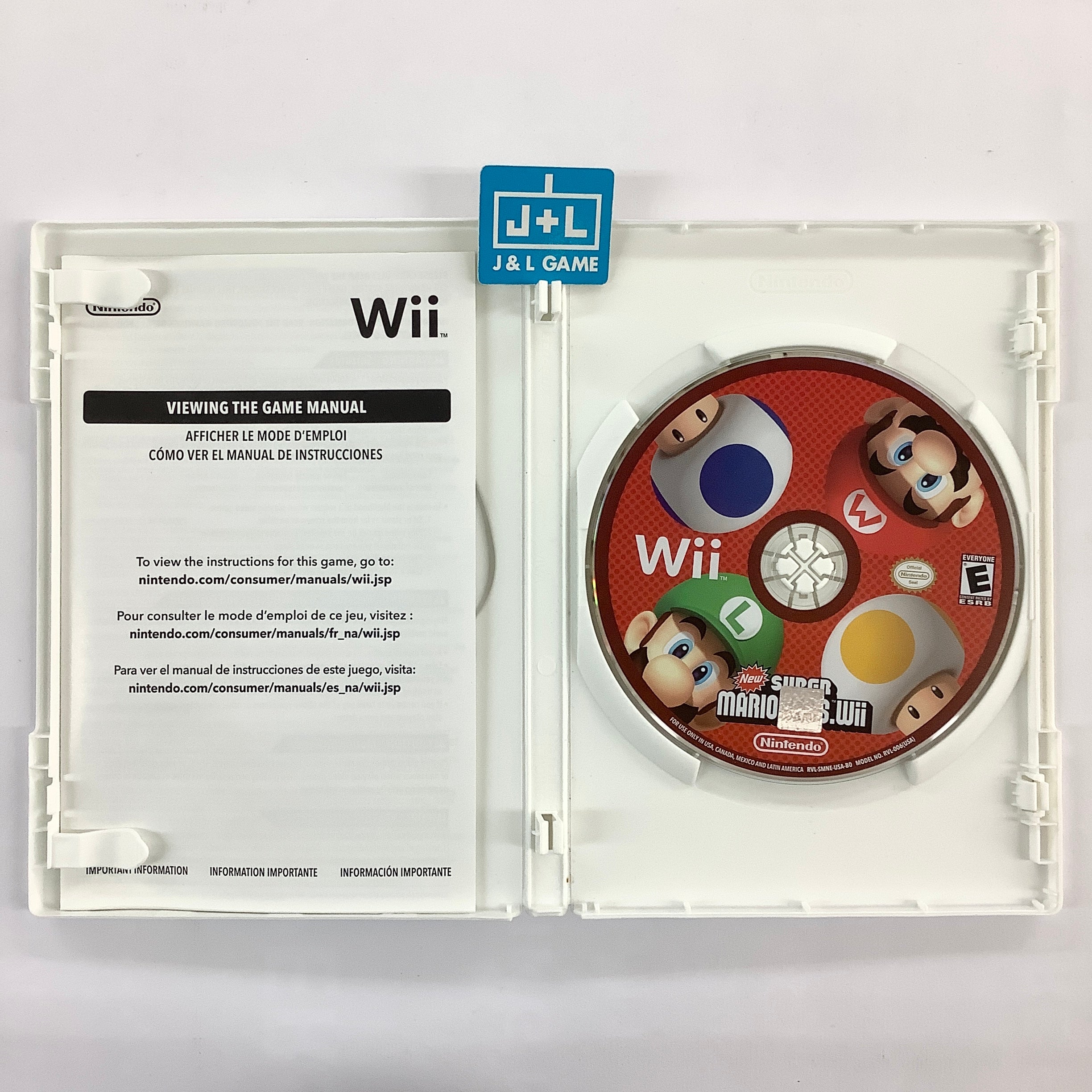 New Super Mario Bros. Wii - Nintendo Wii [Pre-Owned] Video Games Nintendo   