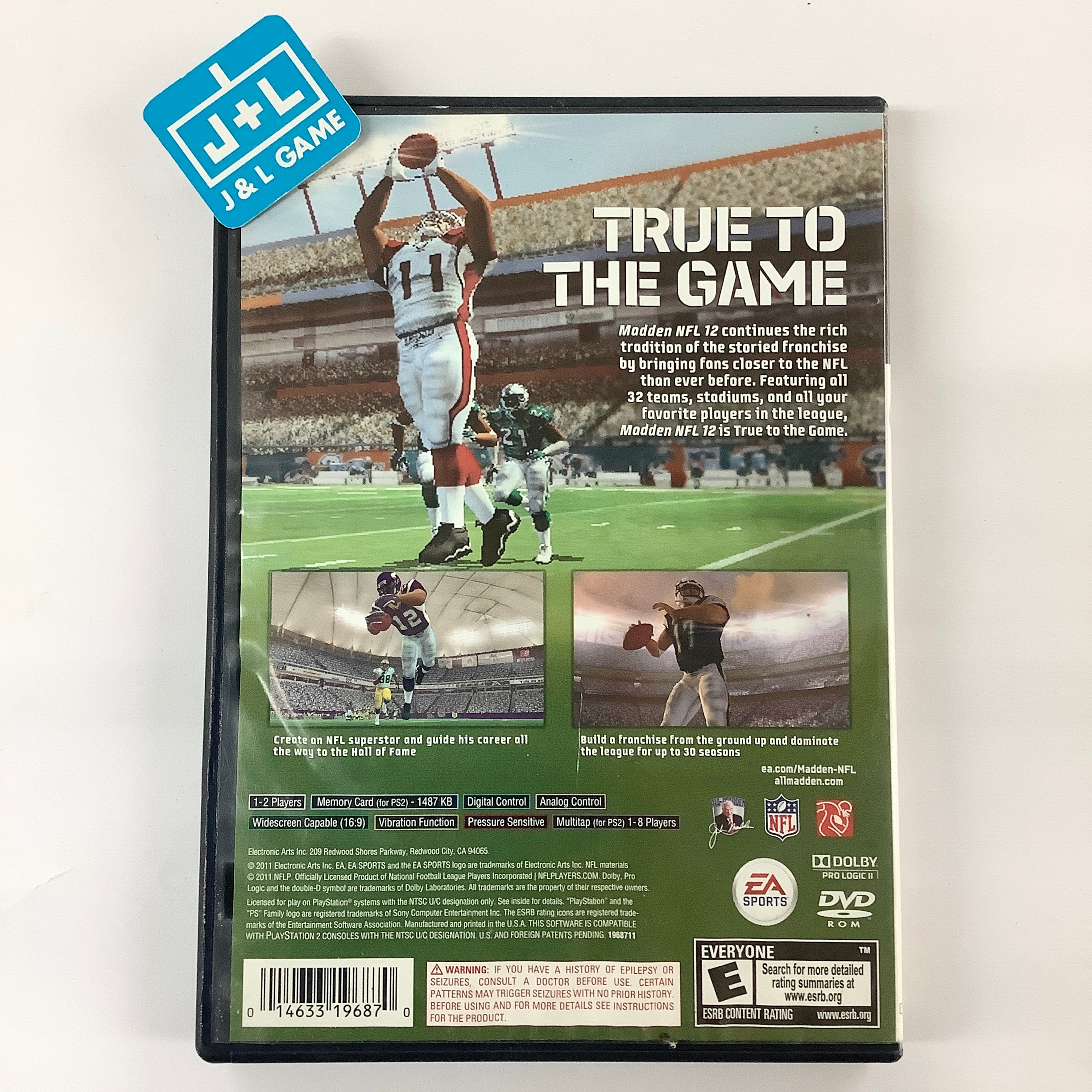 Madden NFL 12 - (PS2) PlayStation 2 [Pre-Owned] Video Games EA Sports   