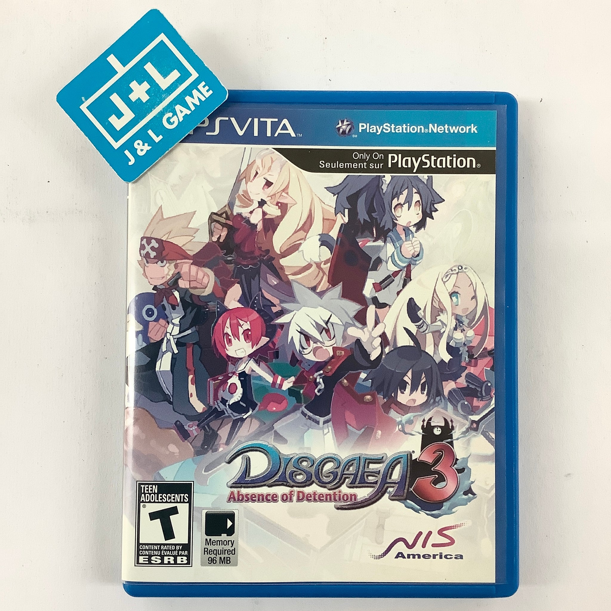 Disgaea 3: Absence of Detention - (PSV) PlayStation Vita [Pre-Owned] Video Games NIS America   