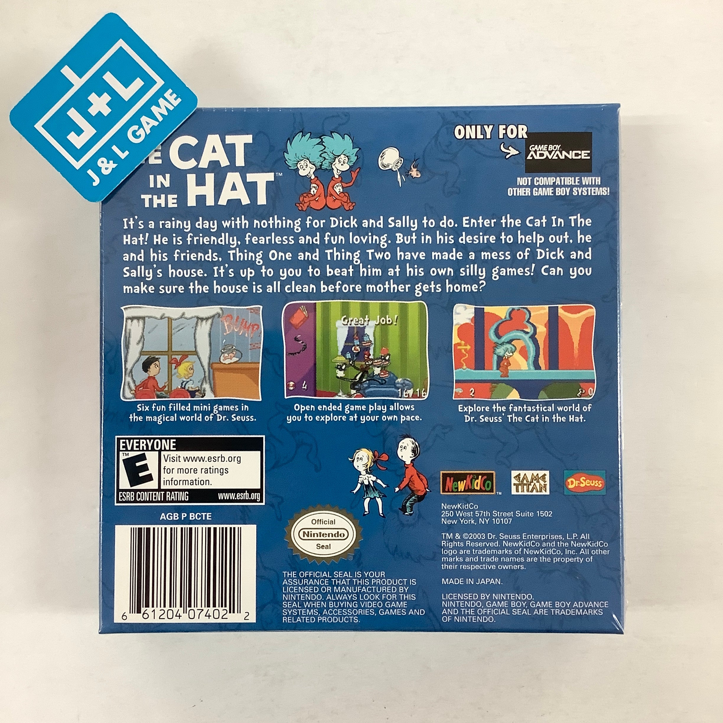 The Cat in the Hat - (GBA) Game Boy Advance Video Games Jack of All Games   