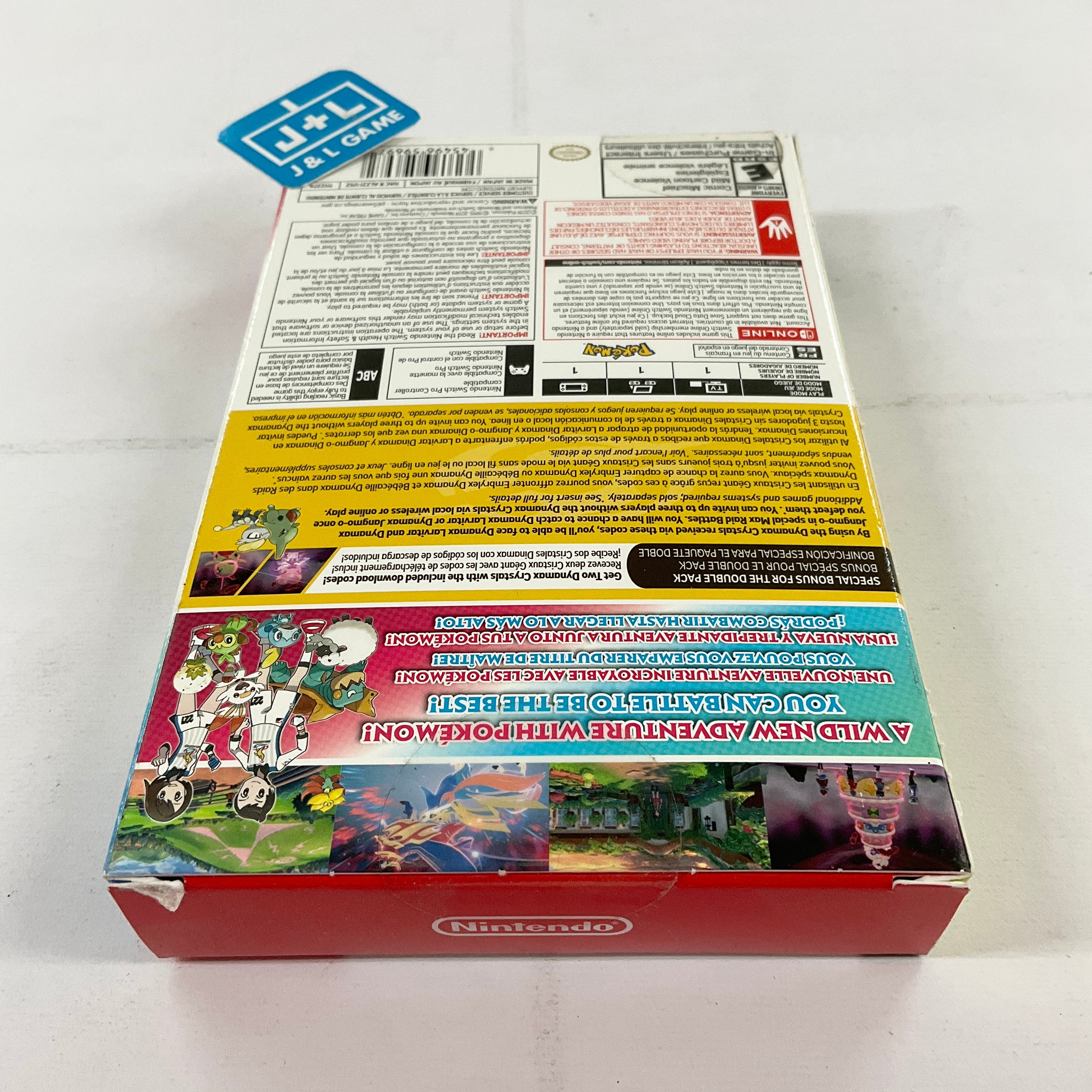 Pokemon Sword and Pokemon Shield Double Pack - (NSW) Nintendo Switch Video Games Nintendo   