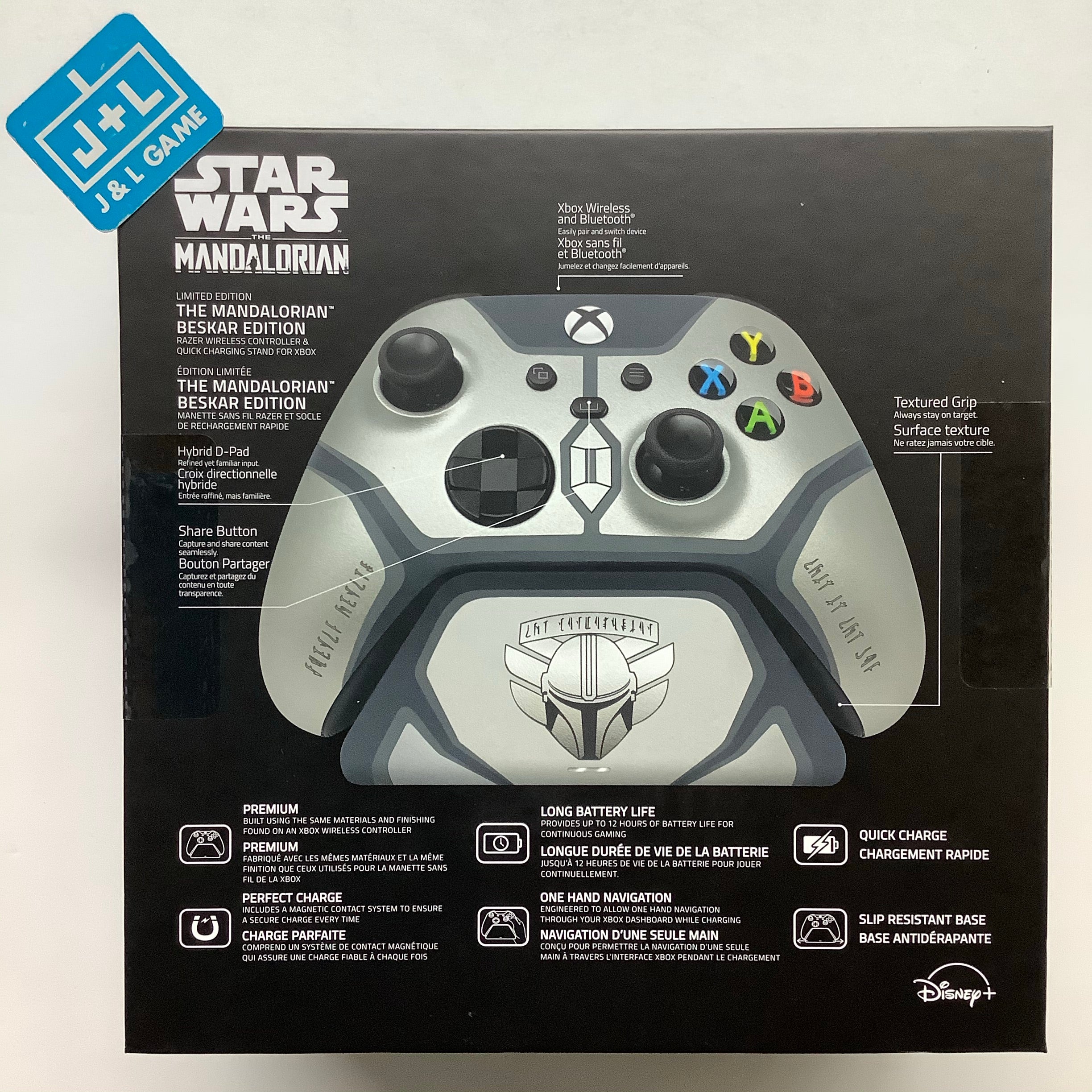 Xbox Series x Razer Wireless Pro Controller ( Mandalorian Limited Edition ) & Quick Charging Stand Bundle - Xbox Series X|S Accessories Razer   