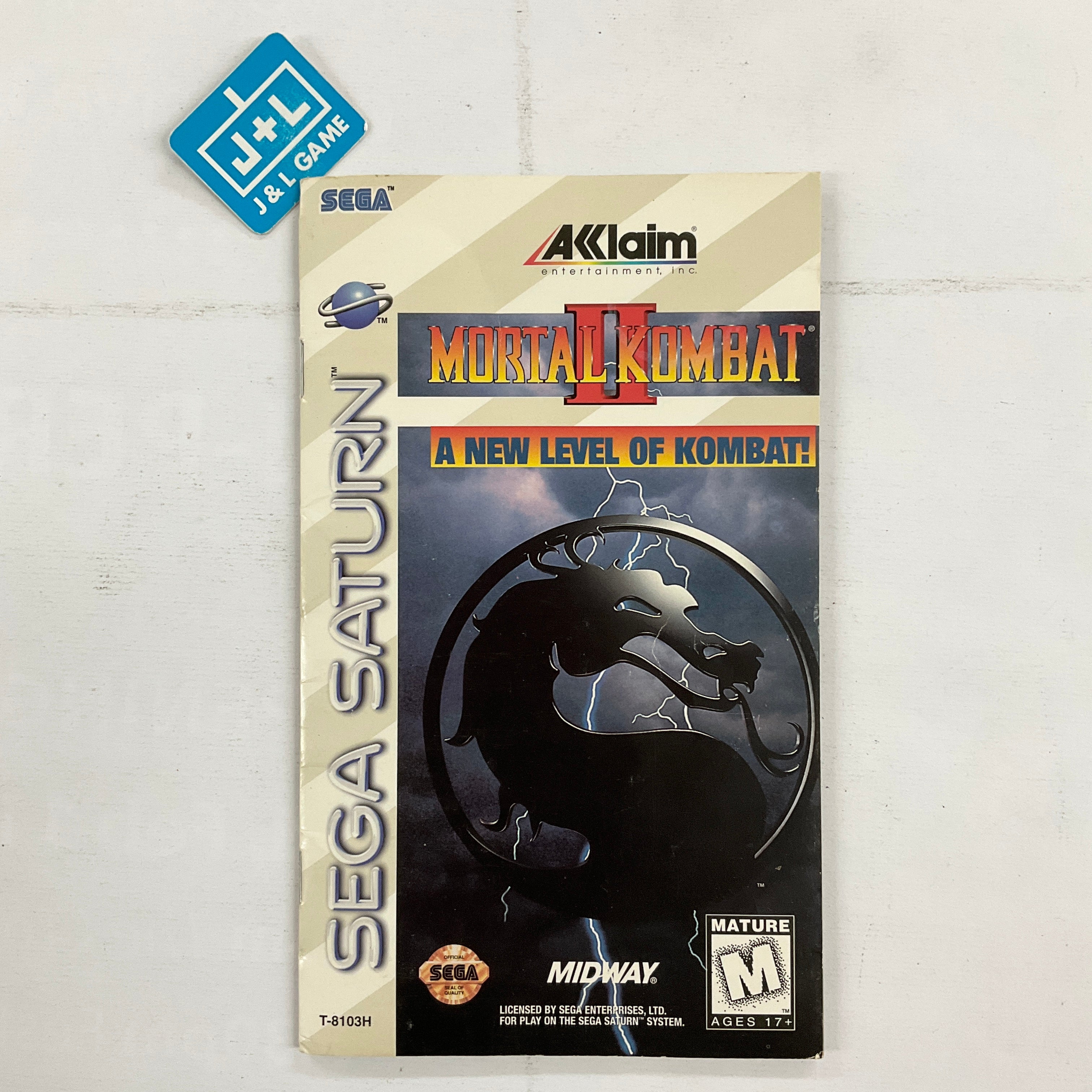 Mortal Kombat II - (SS) SEGA Saturn [Pre-Owned] Video Games Acclaim   