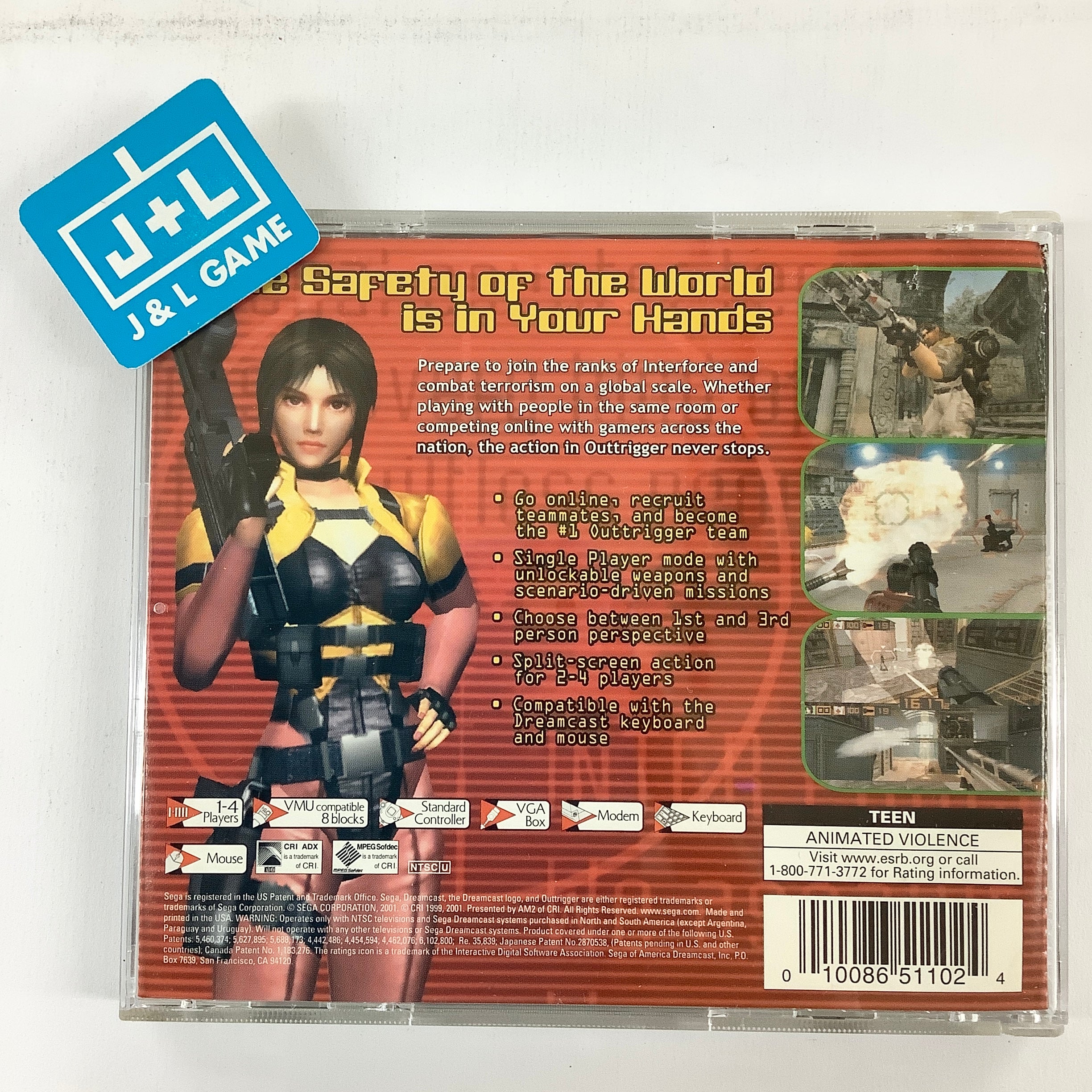 OutTrigger: International Counter Terrorism Special Force - (DC) SEGA Dreamcast [Pre-Owned] Video Games Sega   