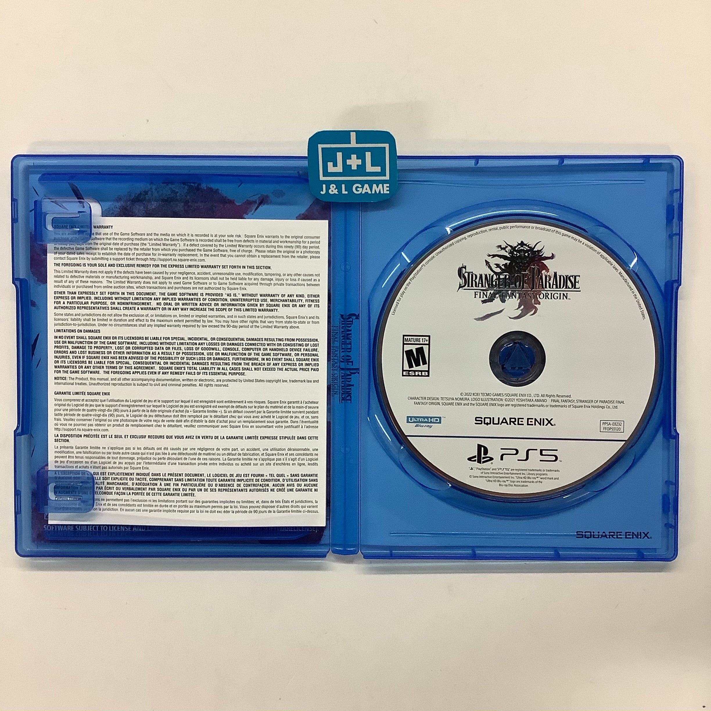 Stranger of Paradise: Final Fantasy Origin - (PS5) PlayStation 5 [UNBOXING] Video Games Square Enix   
