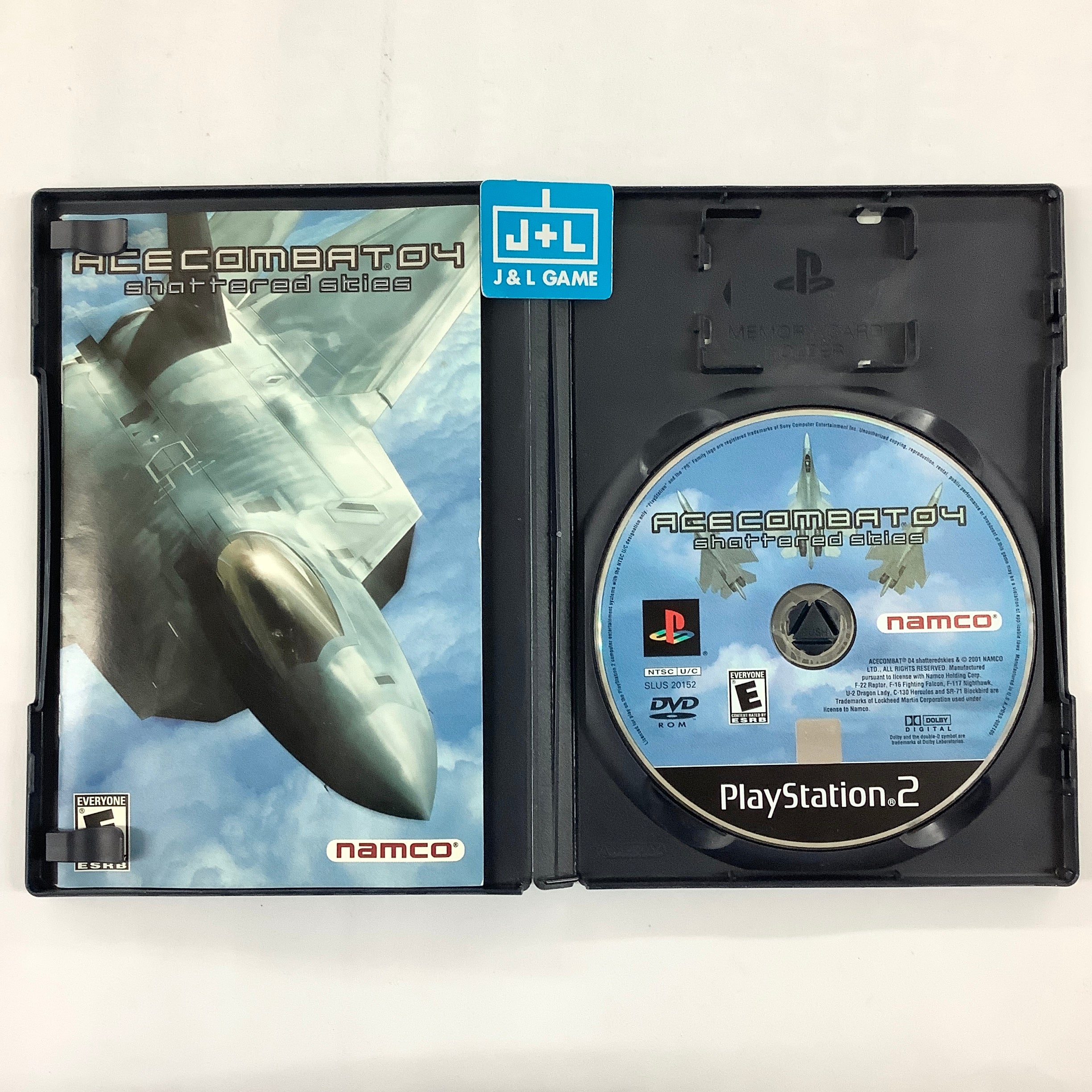 Ace Combat 04: Shattered Skies - (PS2) PlayStation 2 [Pre-Owned] Video Games Namco   