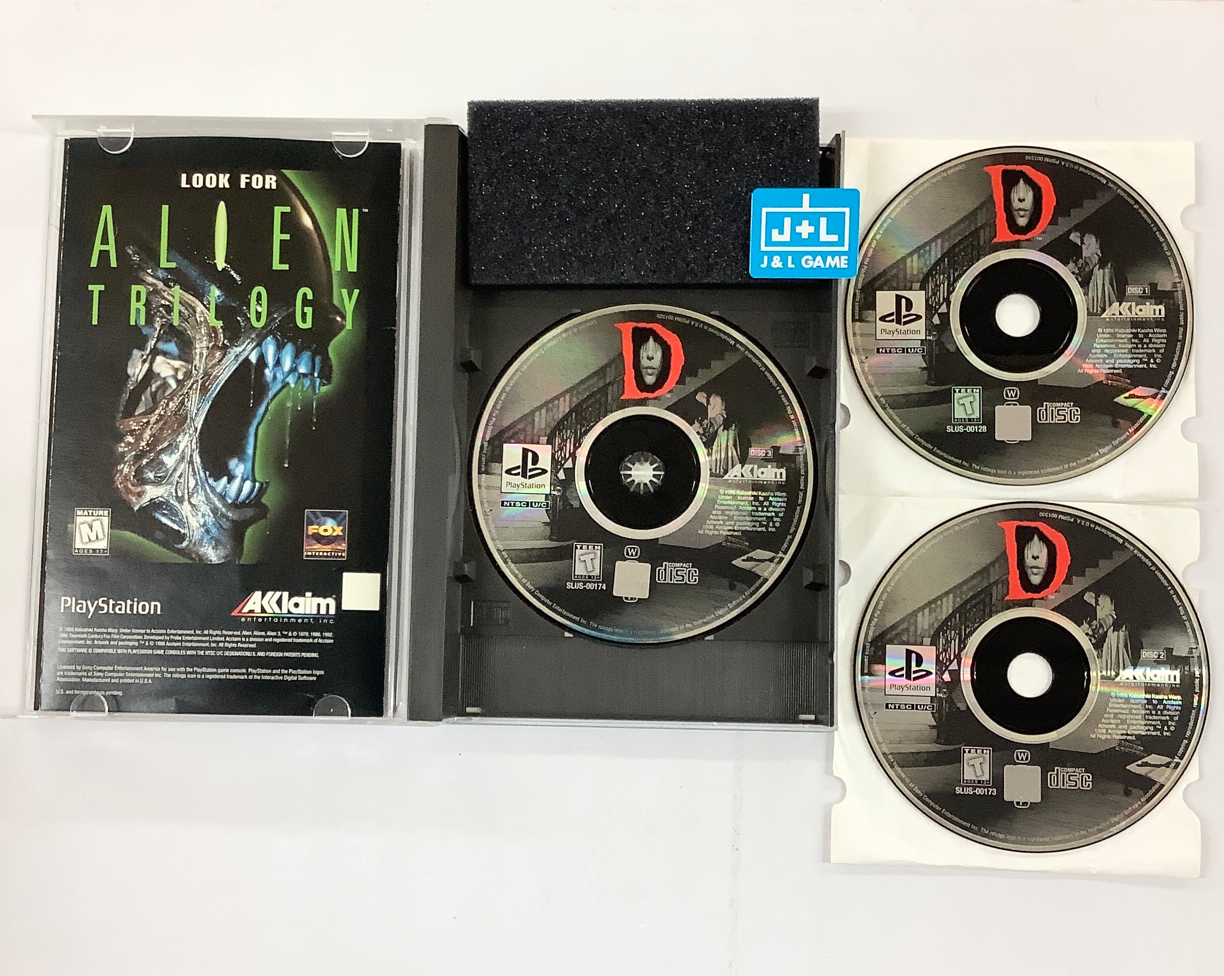 D (Long Box) - (PS1) PlayStation 1 [Pre-Owned] Video Games Acclaim   