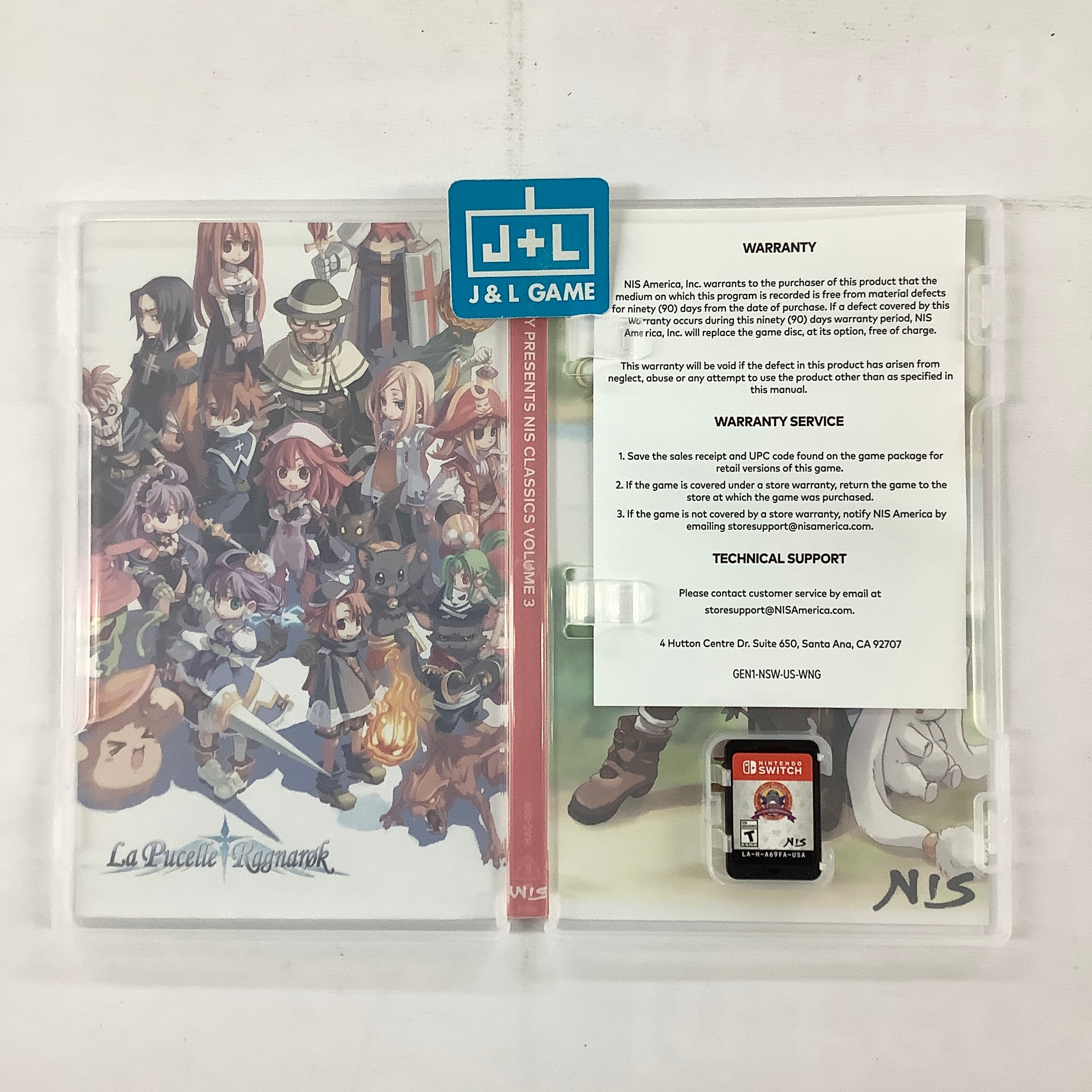 Prinny Presents NIS Classics Volume 3: La Pucelle: Ragnarok / Rhapsody: A Musical Adventure Deluxe Edition - (NSW) Nintendo Switch  [UNBOXING] Video Games NIS America   