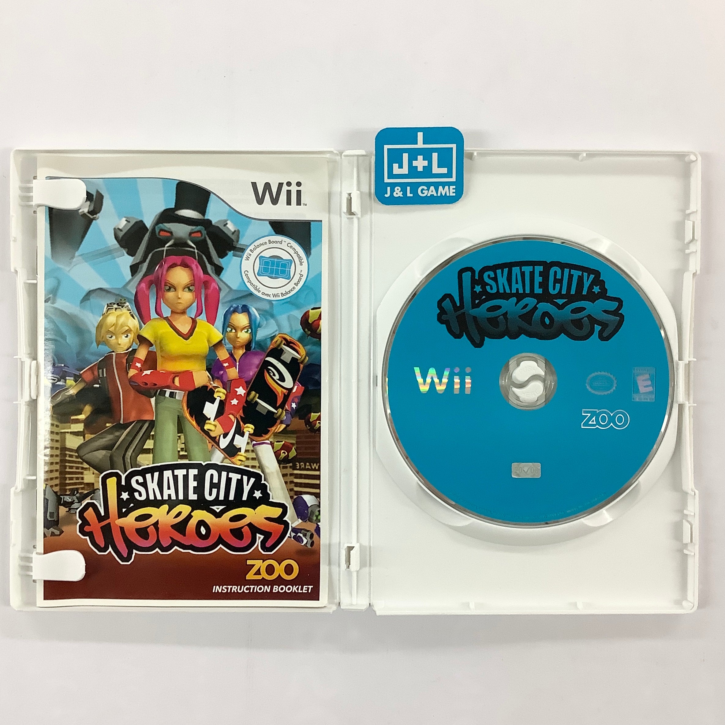 Skate City Heroes - Nintendo Wii [Pre-Owned] Video Games Zoo Games   