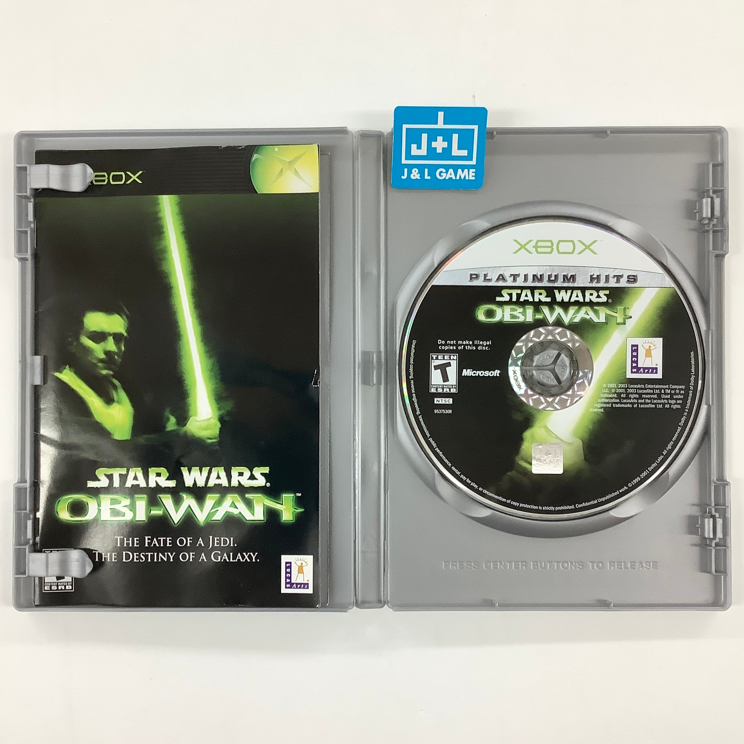 Star Wars: Obi-Wan (Platinum Hits) - (XB) Xbox [Pre-Owned] Video Games LucasArts   