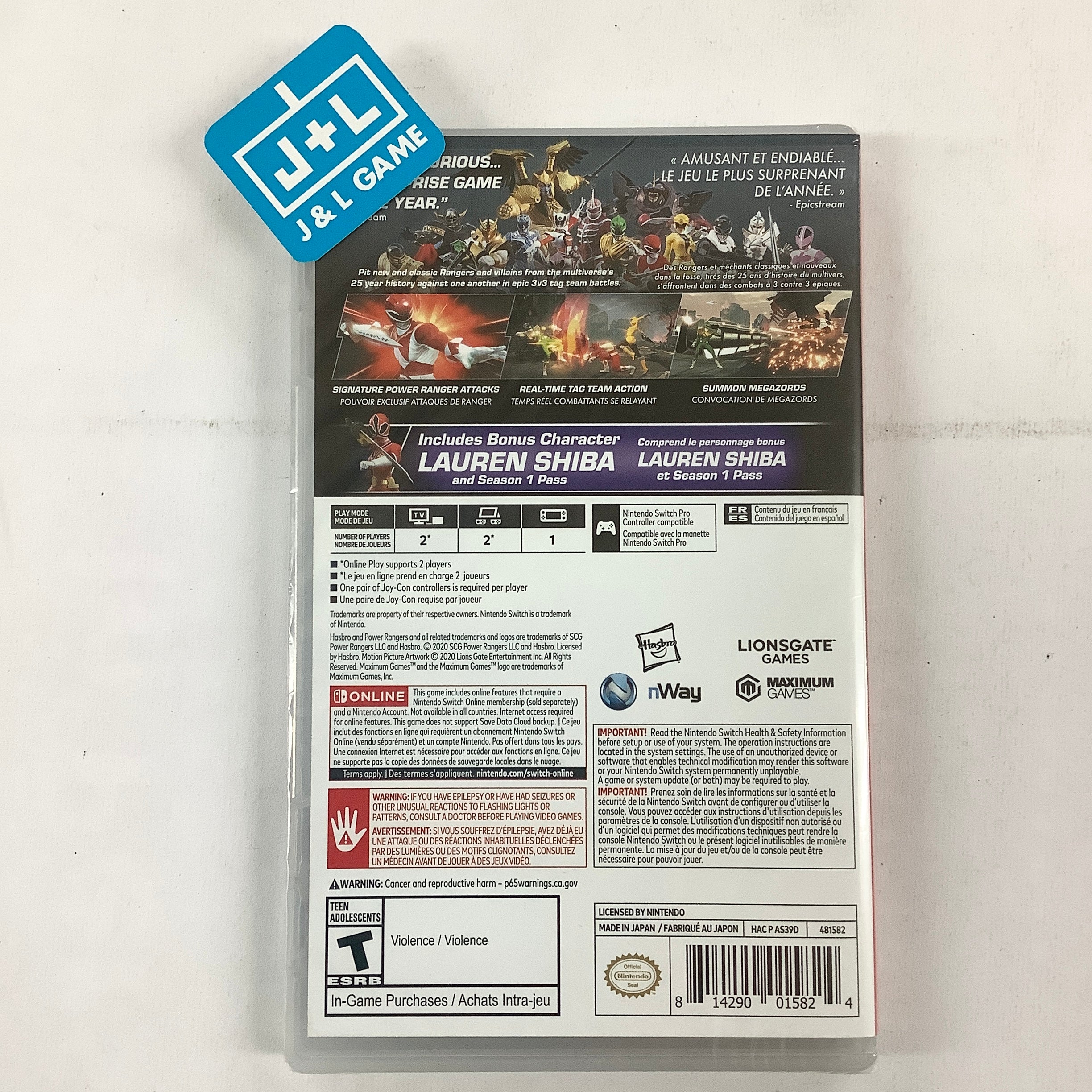 Power Rangers: Battle for the Grid (Collector's Edition) - (NSW) Nintendo Switch Video Games Maximum Games   
