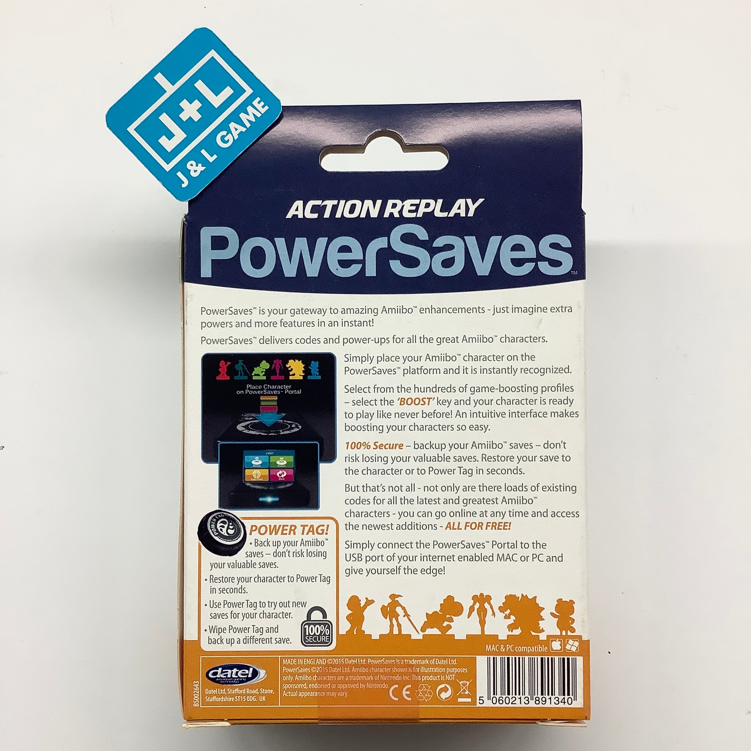 Datel Action Replay Power Saves Amiibo Characters Add Extra Power -  Nintendo WiiU and 3DS Accessories Datel   