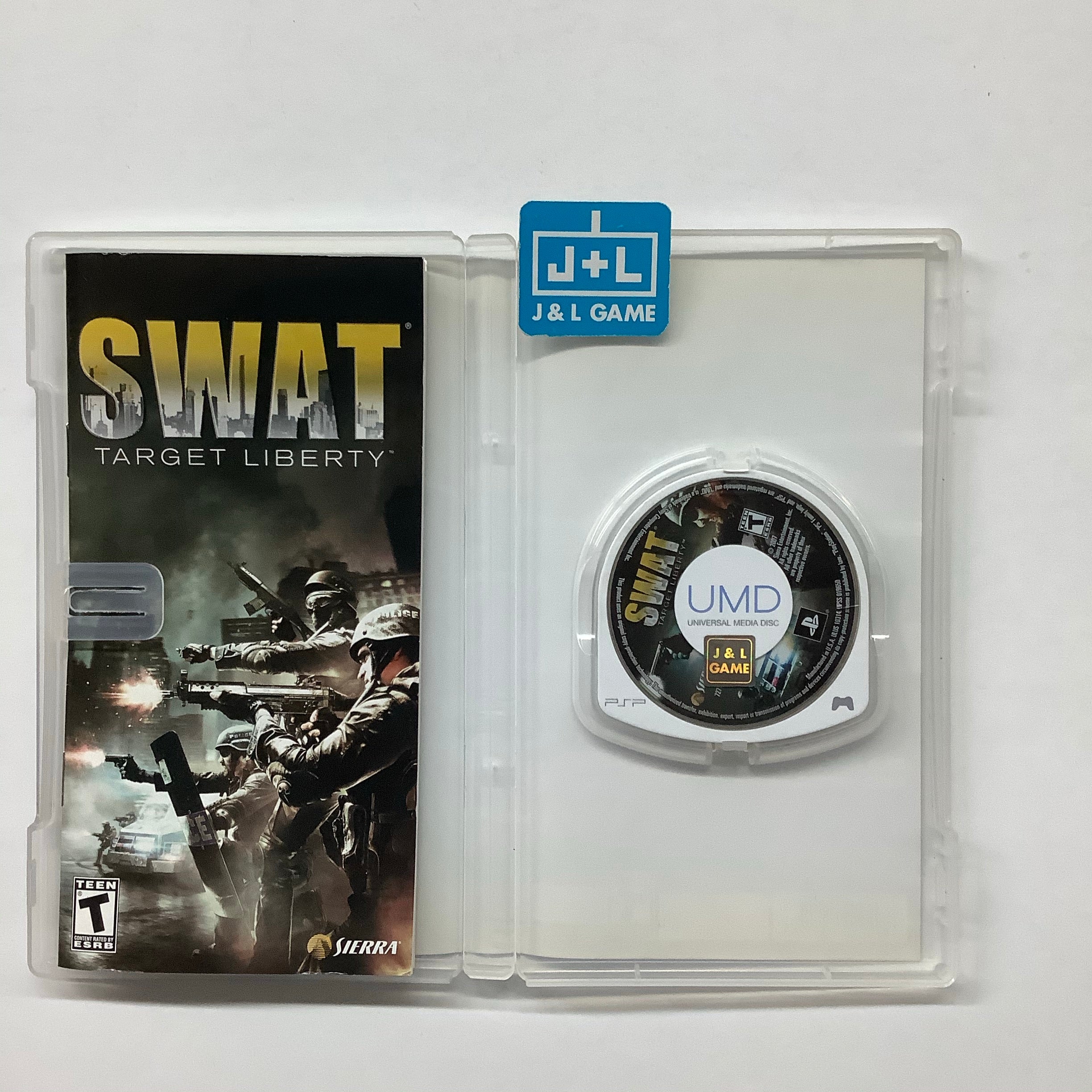 SWAT: Target Liberty - Sony PSP [Pre-Owned] Video Games Sierra Entertainment   