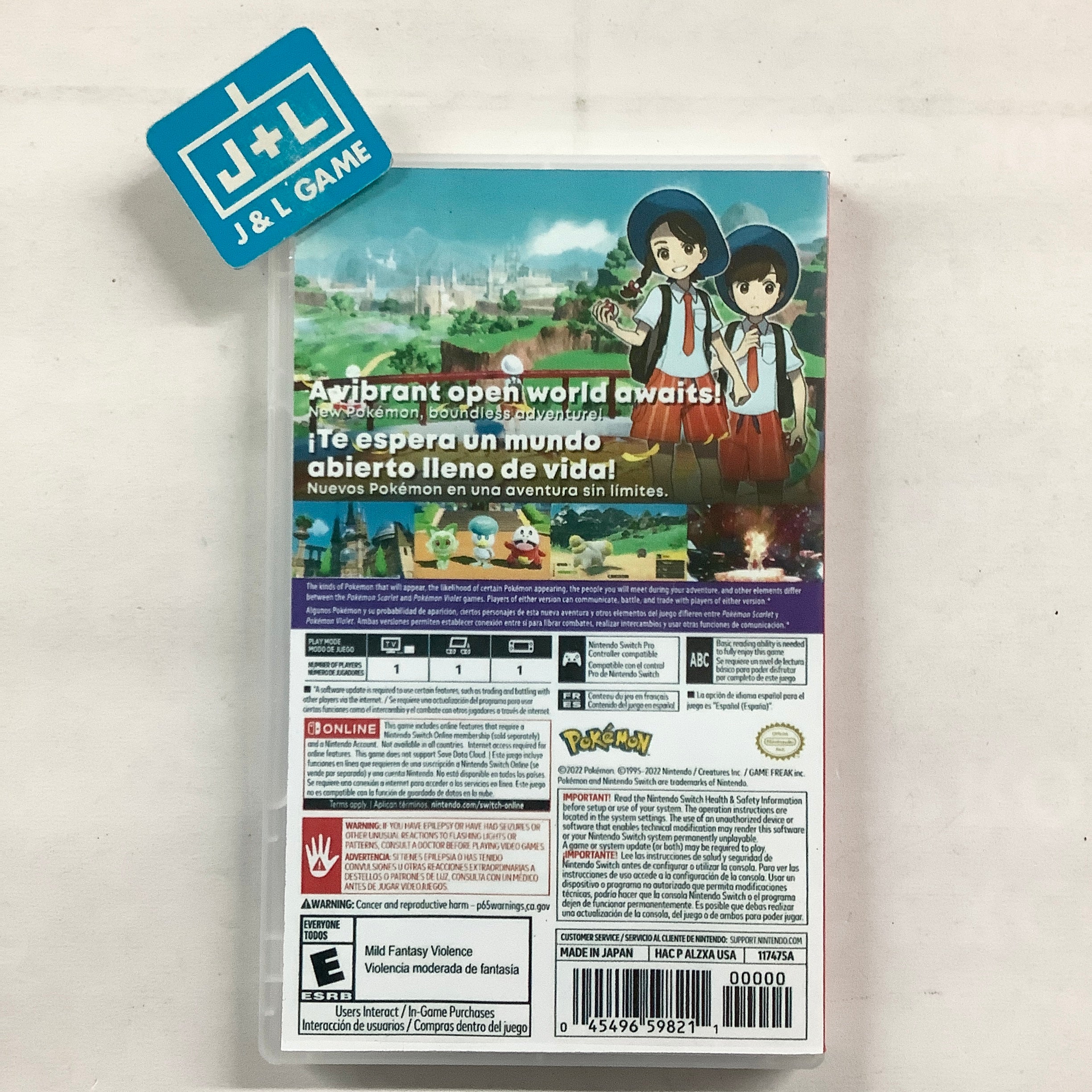 Pokémon Scarlet - (NSW) Nintendo Switch [Pre-Owned] Video Games Nintendo   