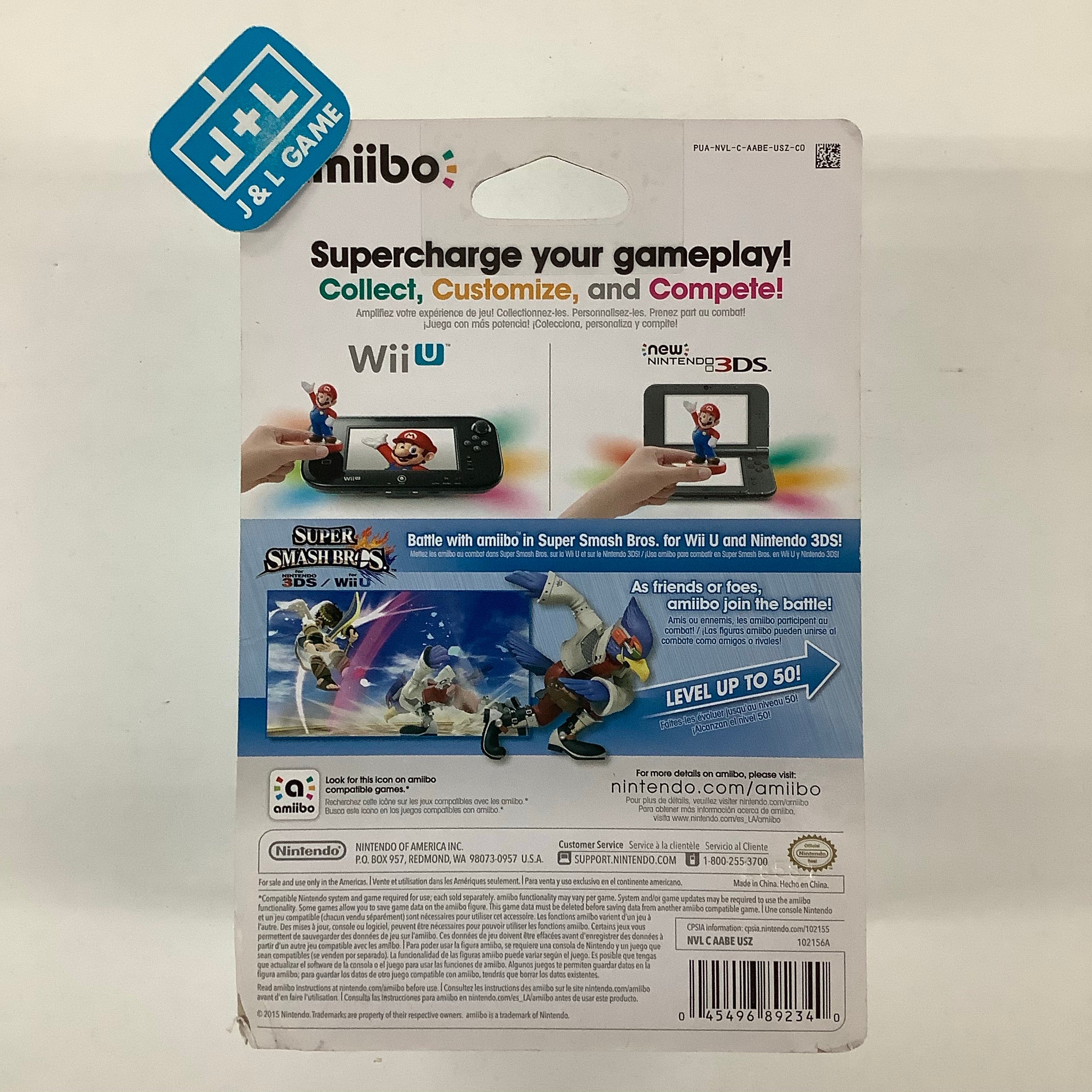 Falco (Super Smash Bros. series) - Nintendo WiiU Amiibo Amiibo Nintendo   