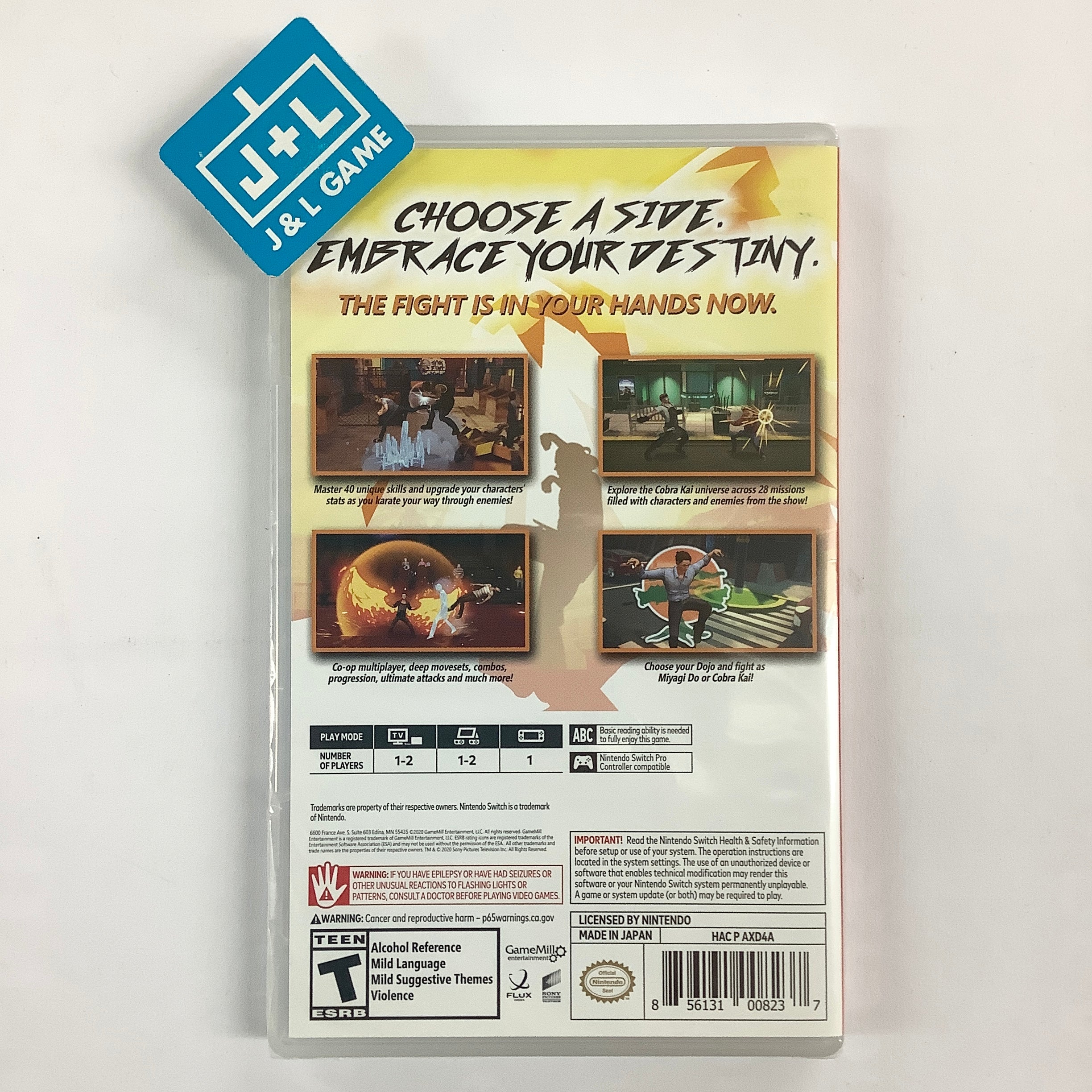 Cobra Kai: The Karate Kid Saga Continues - (NSW) Nintendo Switch Video Games GameMill Entertainment   