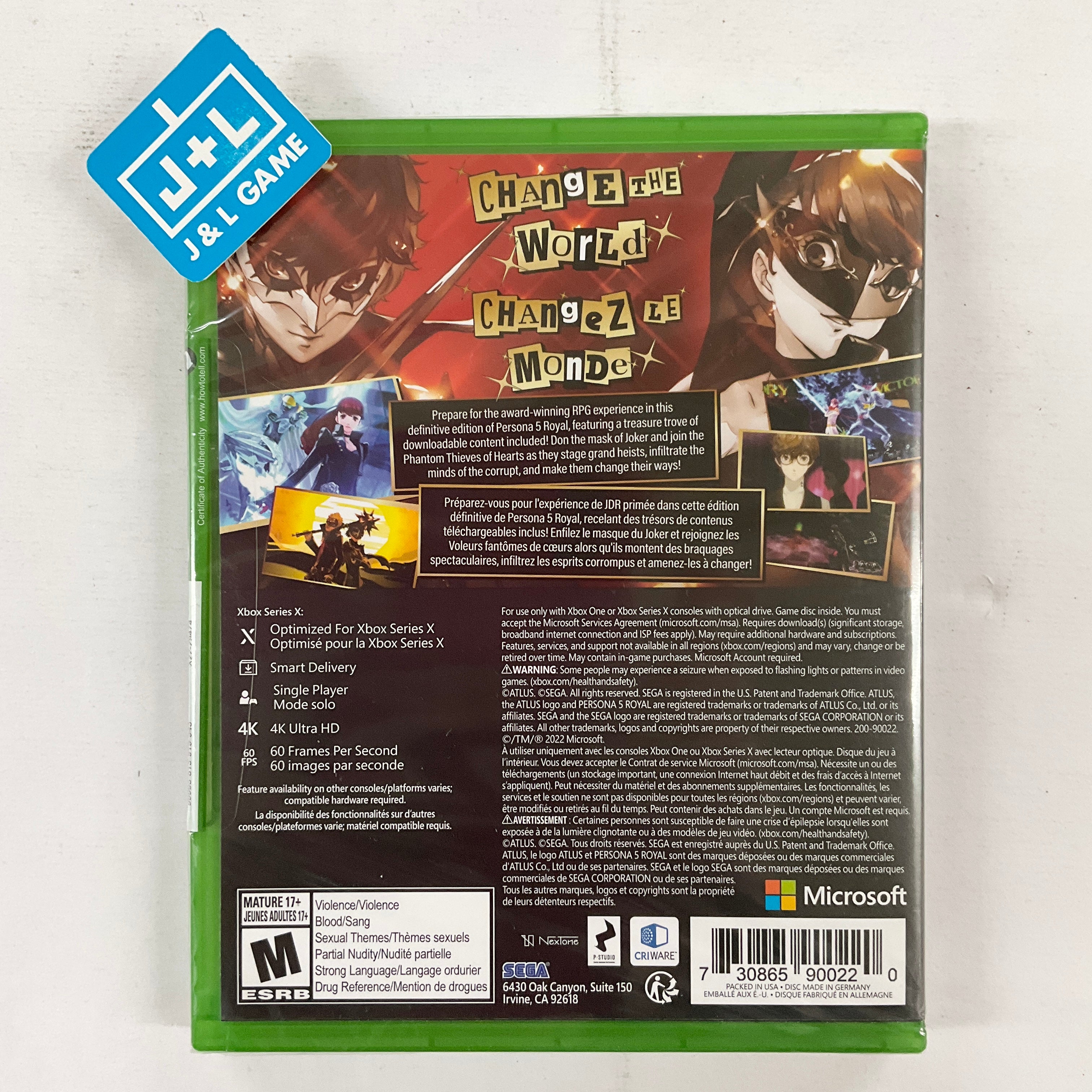 Persona 5 Royal: Standard Edition - (XSX) Xbox Series X Video Games SEGA   